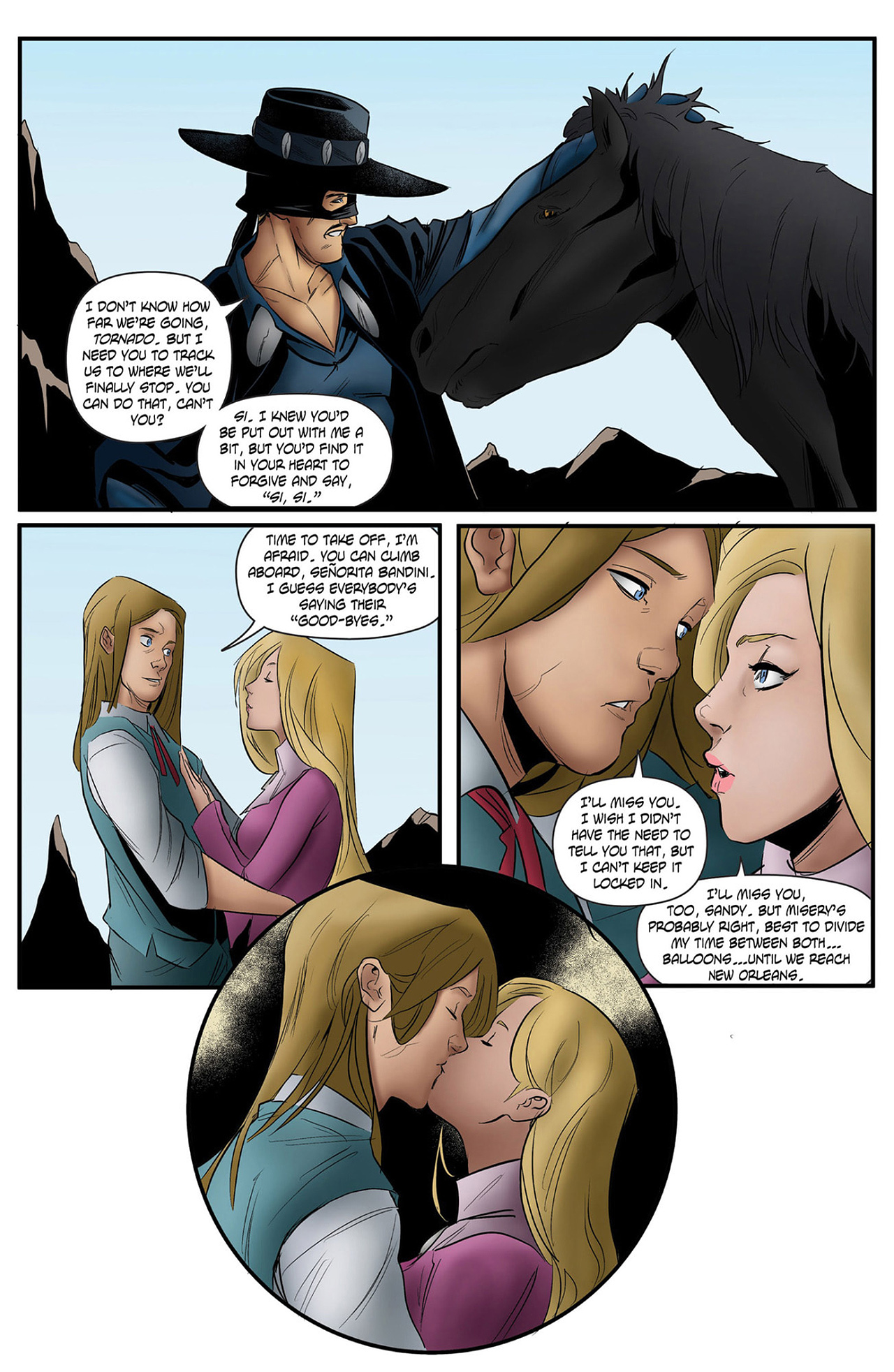 Read online Zorro Flights comic -  Issue #3 - 8