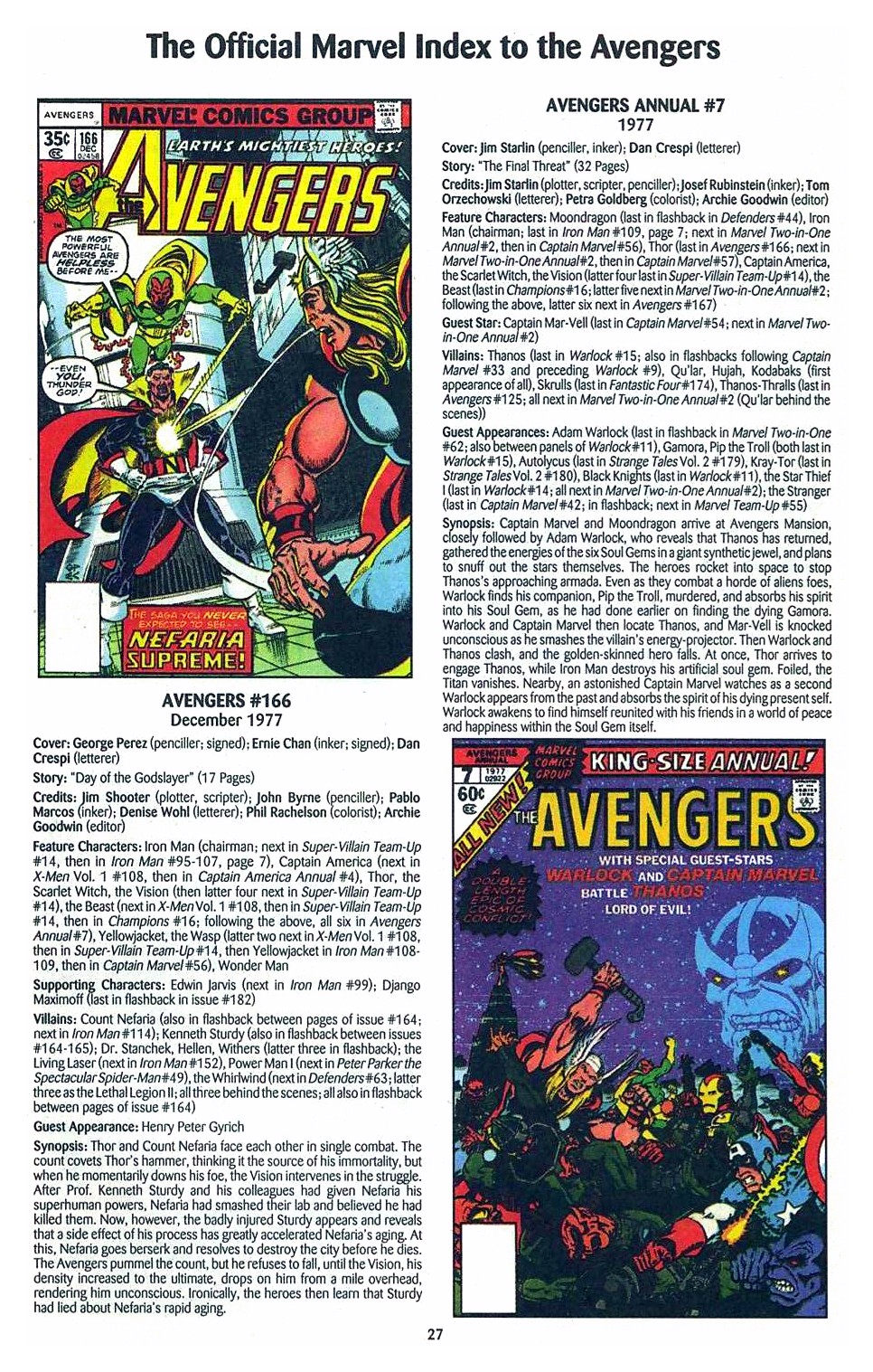 Read online The Official Marvel Index to the Avengers comic -  Issue #3 - 29