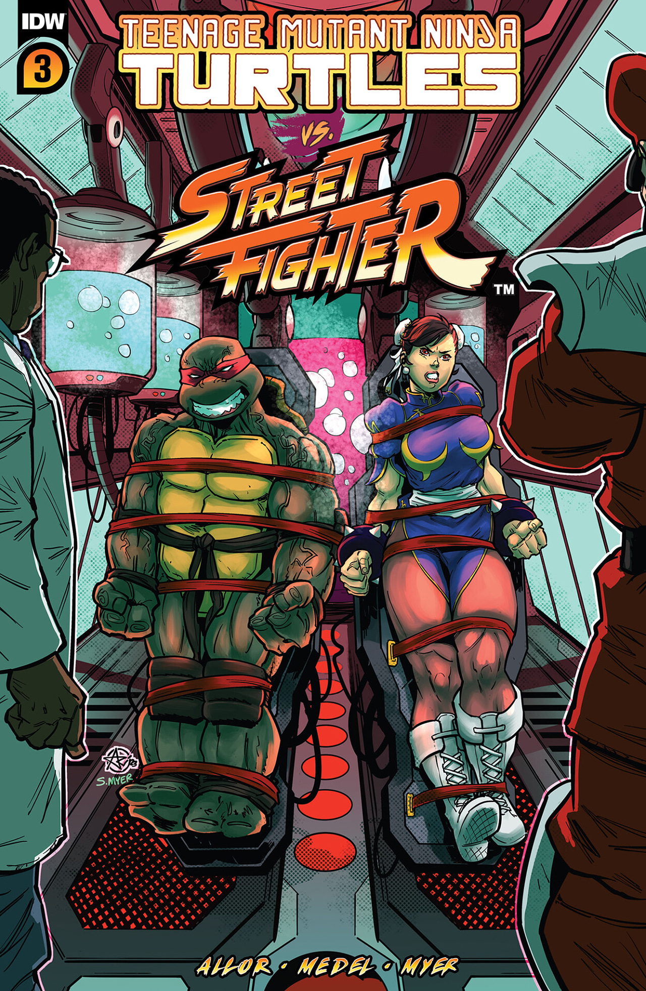 Read online Teenage Mutant Ninja Turtles vs. Street Fighter comic -  Issue #3 - 1