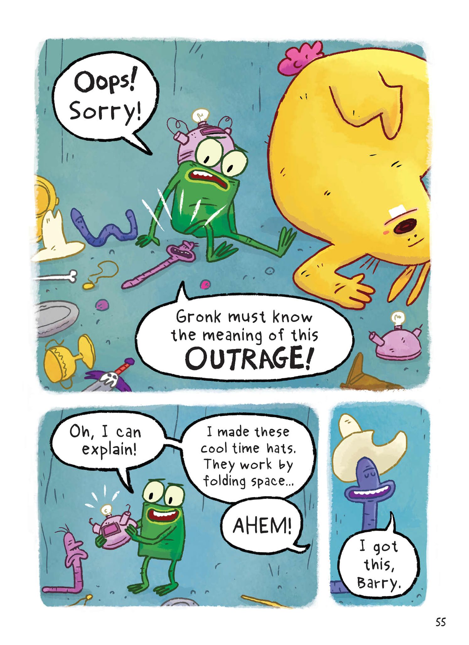 Read online Blue, Barry & Pancakes comic -  Issue # TPB 5 - 56