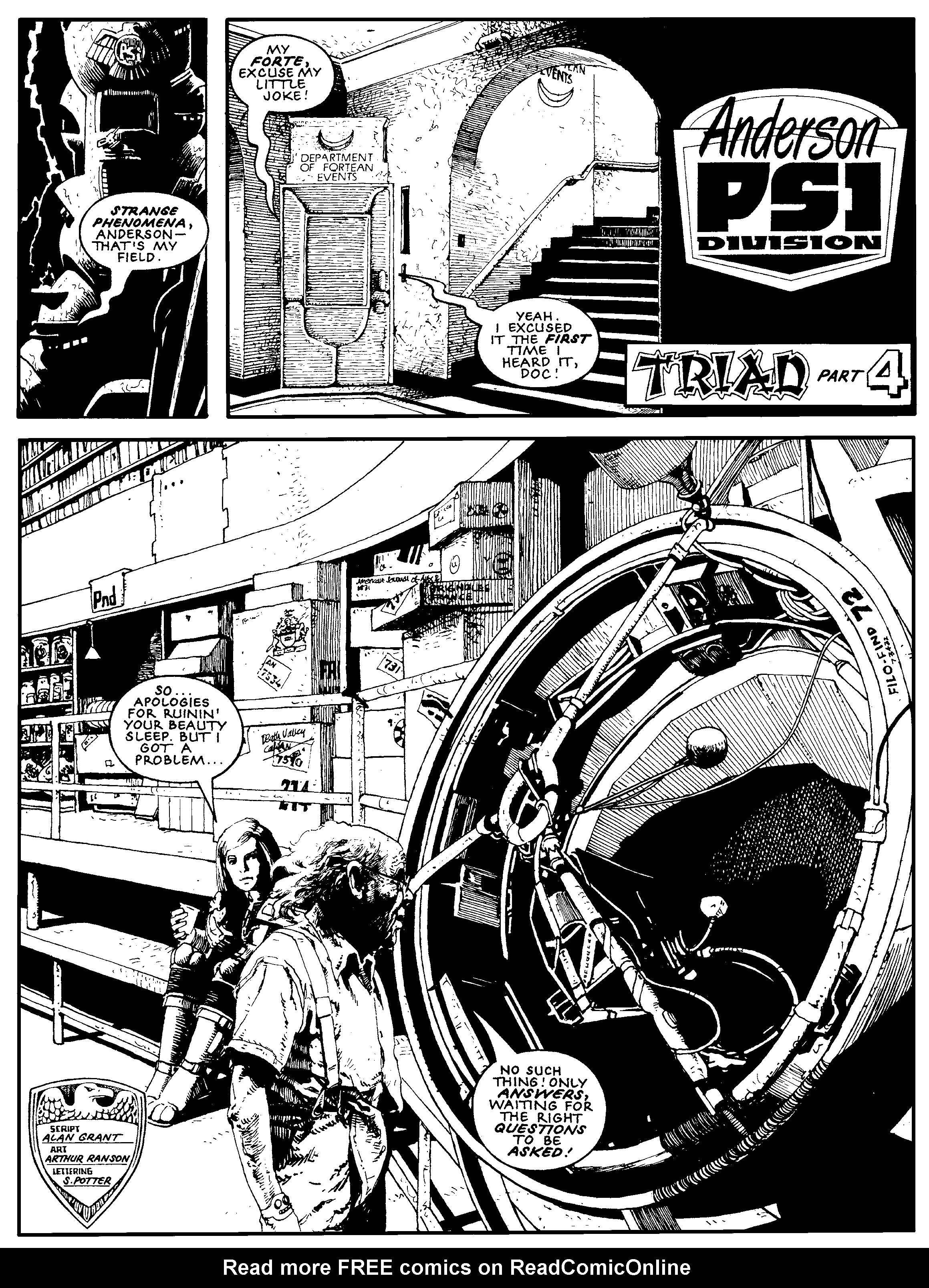 Read online Essential Judge Anderson: Shamball comic -  Issue # TPB - 21