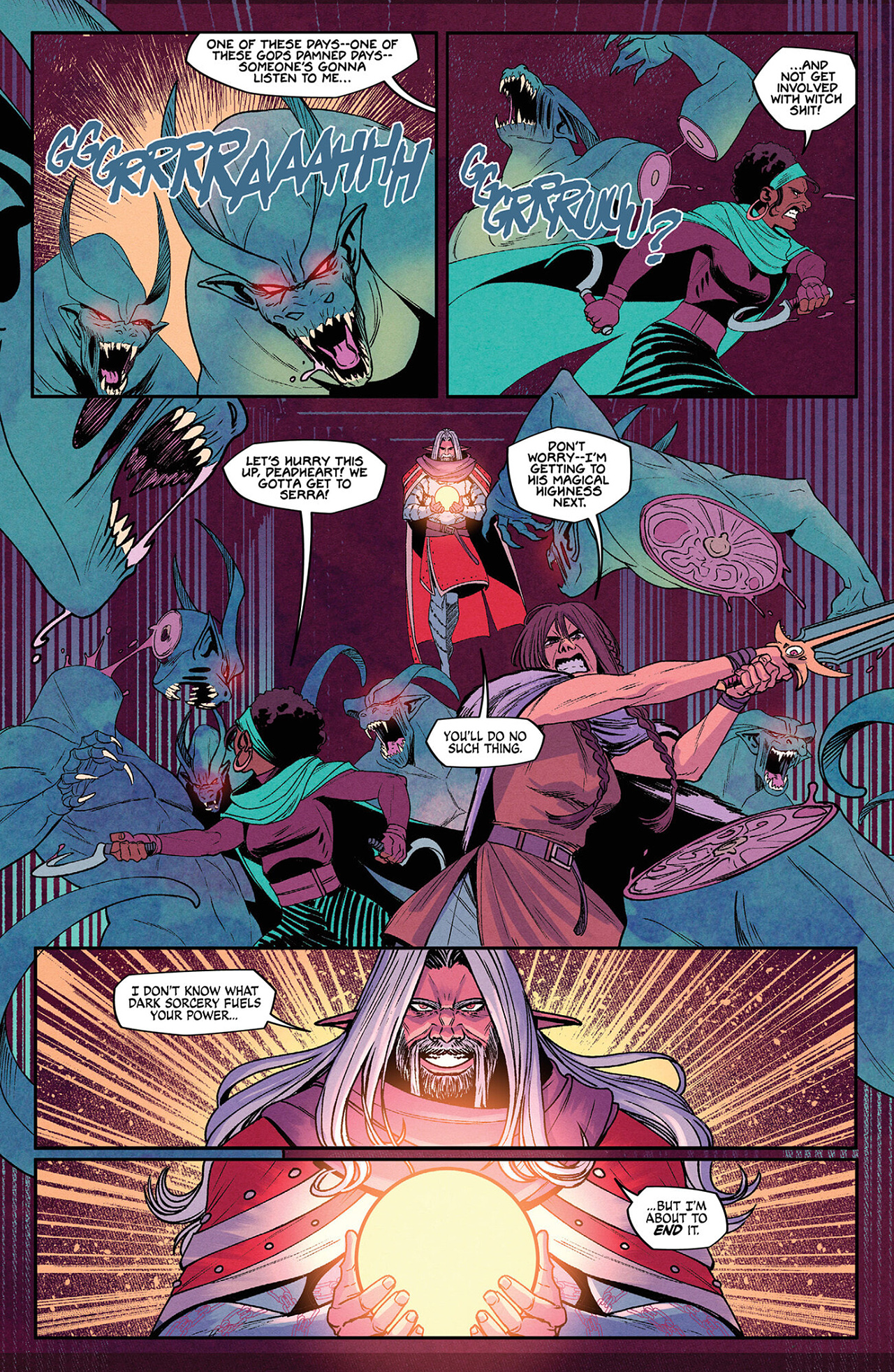 Read online Queen of Swords: A Barbaric Story comic -  Issue #3 - 25