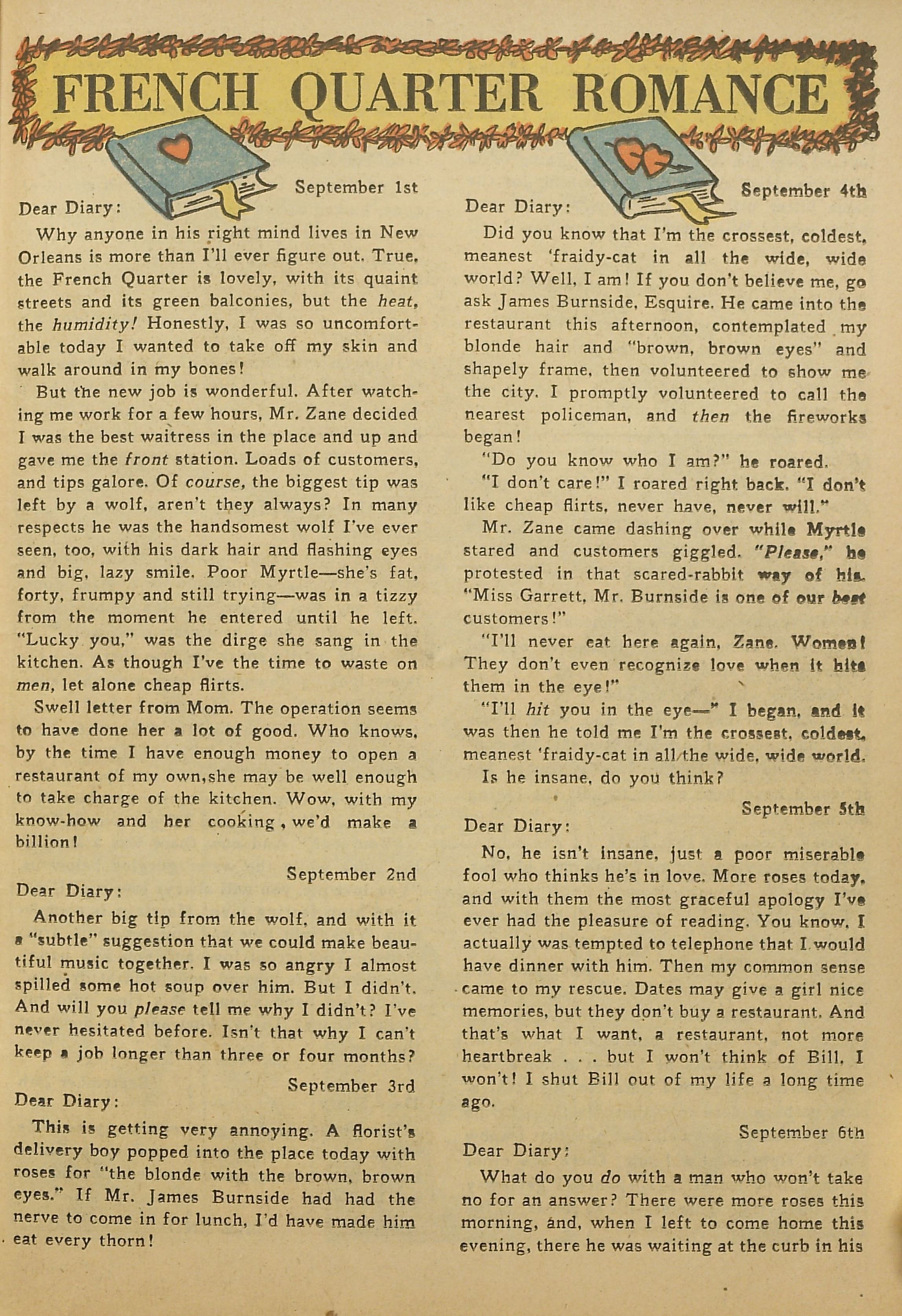 Read online Sweetheart Diary comic -  Issue #1 - 23