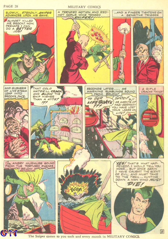 Read online Military Comics comic -  Issue #7 - 30
