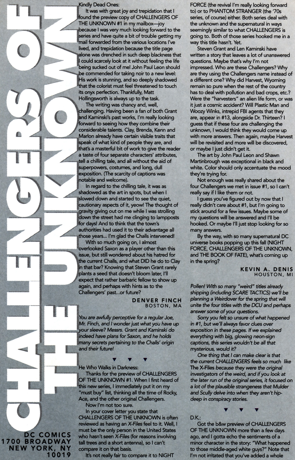 Read online Challengers of the Unknown (1997) comic -  Issue #2 - 24
