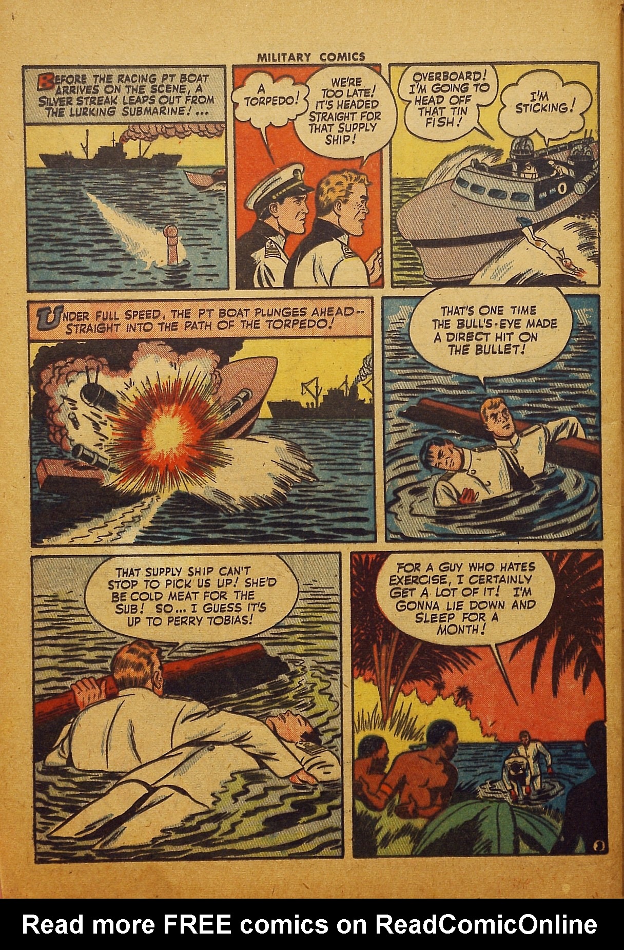 Read online Military Comics comic -  Issue #29 - 44