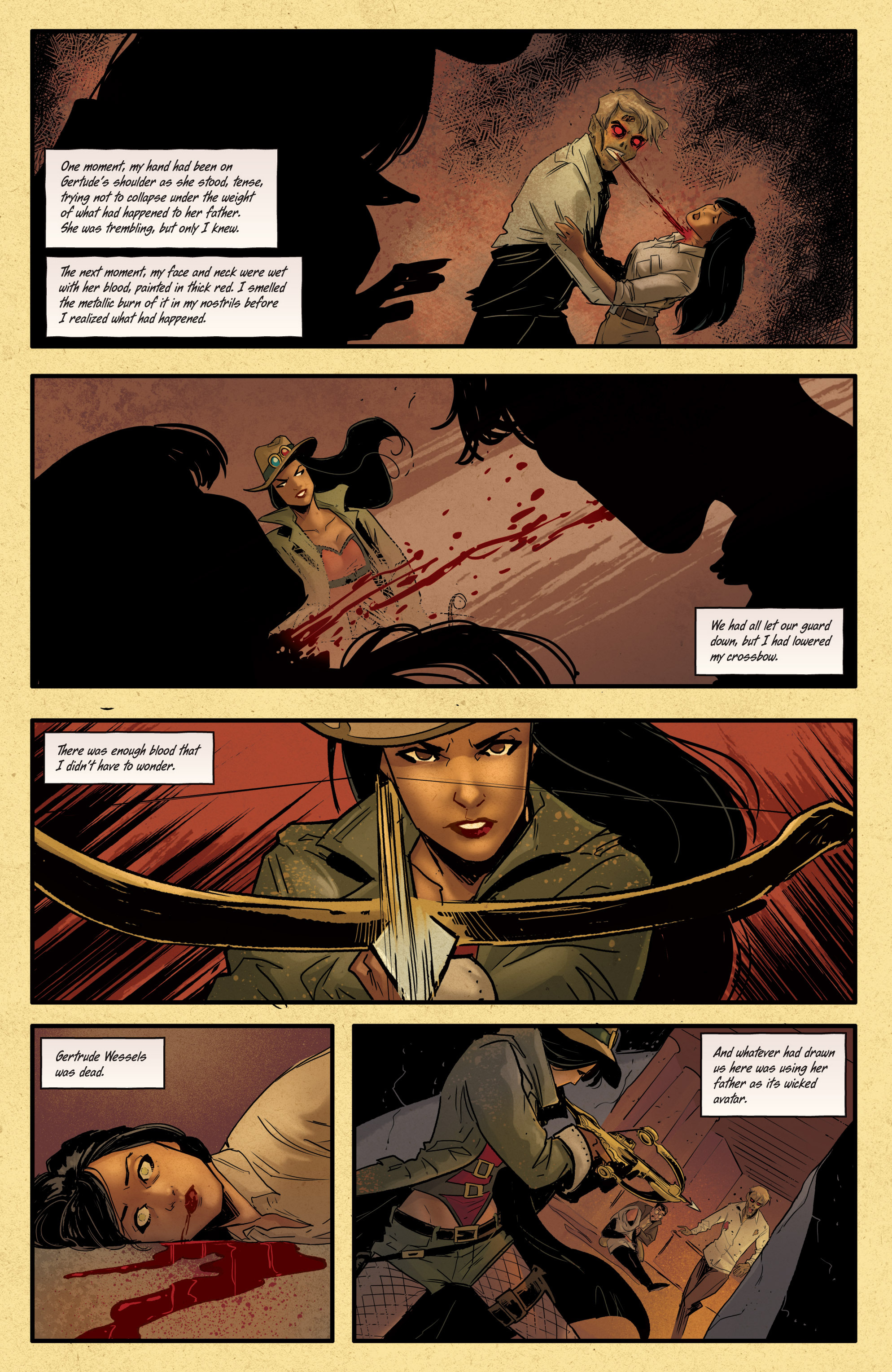 Read online Van Helsing vs The Mummy of Amun-Ra comic -  Issue #2 - 12