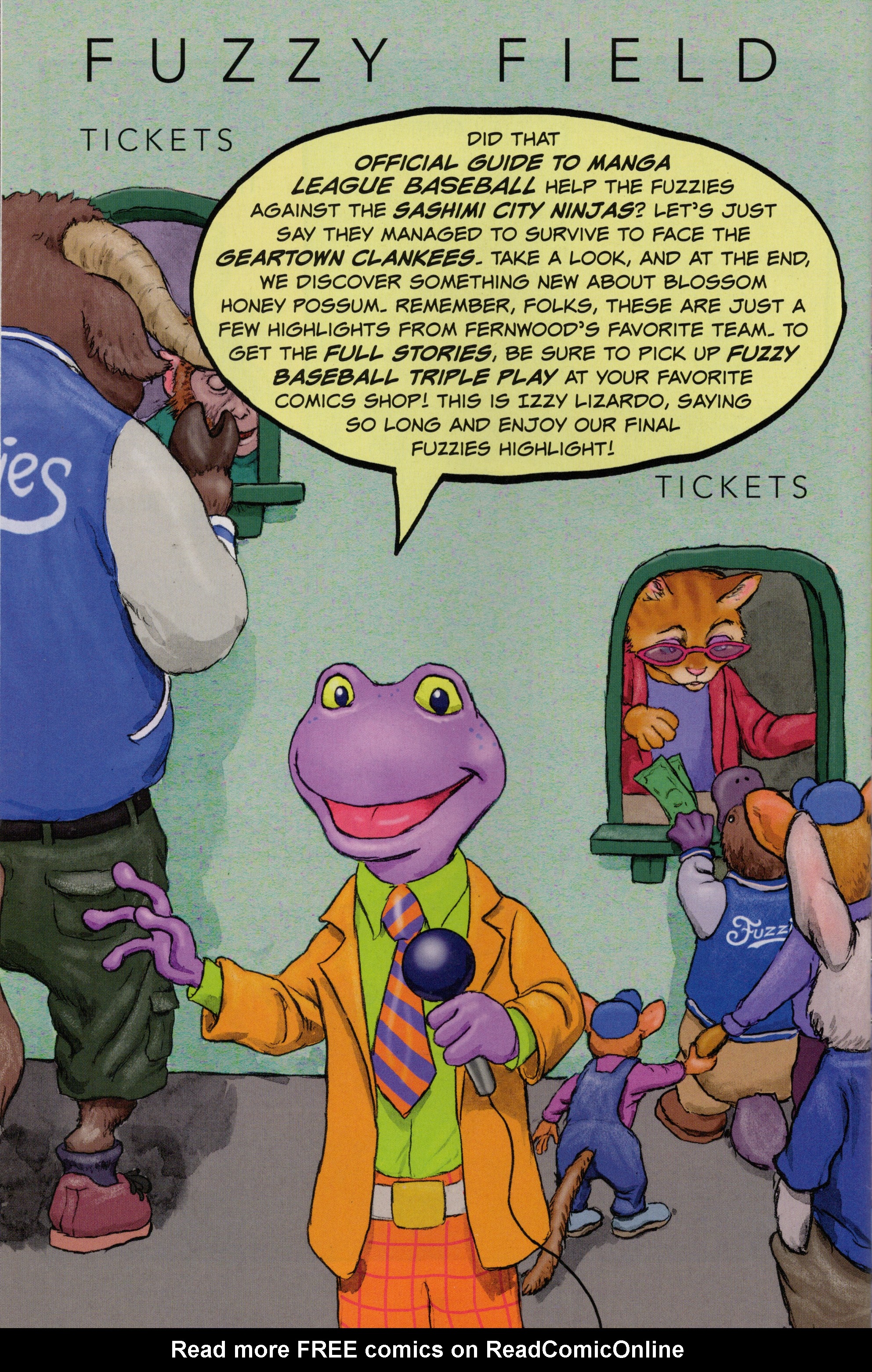 Read online Free Comic Book Day 2022 comic -  Issue # Papercutz Fuzzy Baseball - 24