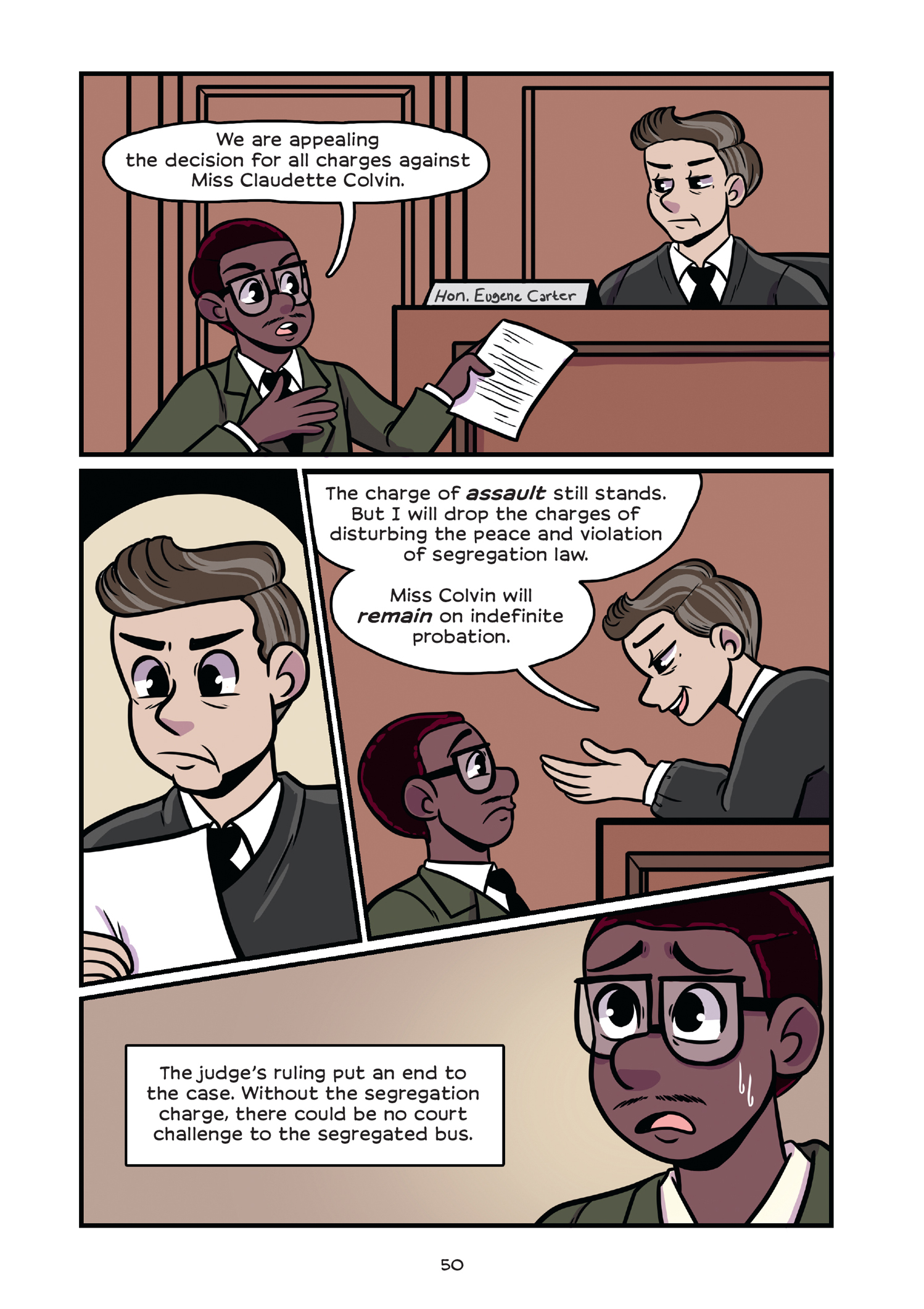 Read online History Comics comic -  Issue # Rosa Parks & Claudette Colvin - Civil Rights Heroes - 55
