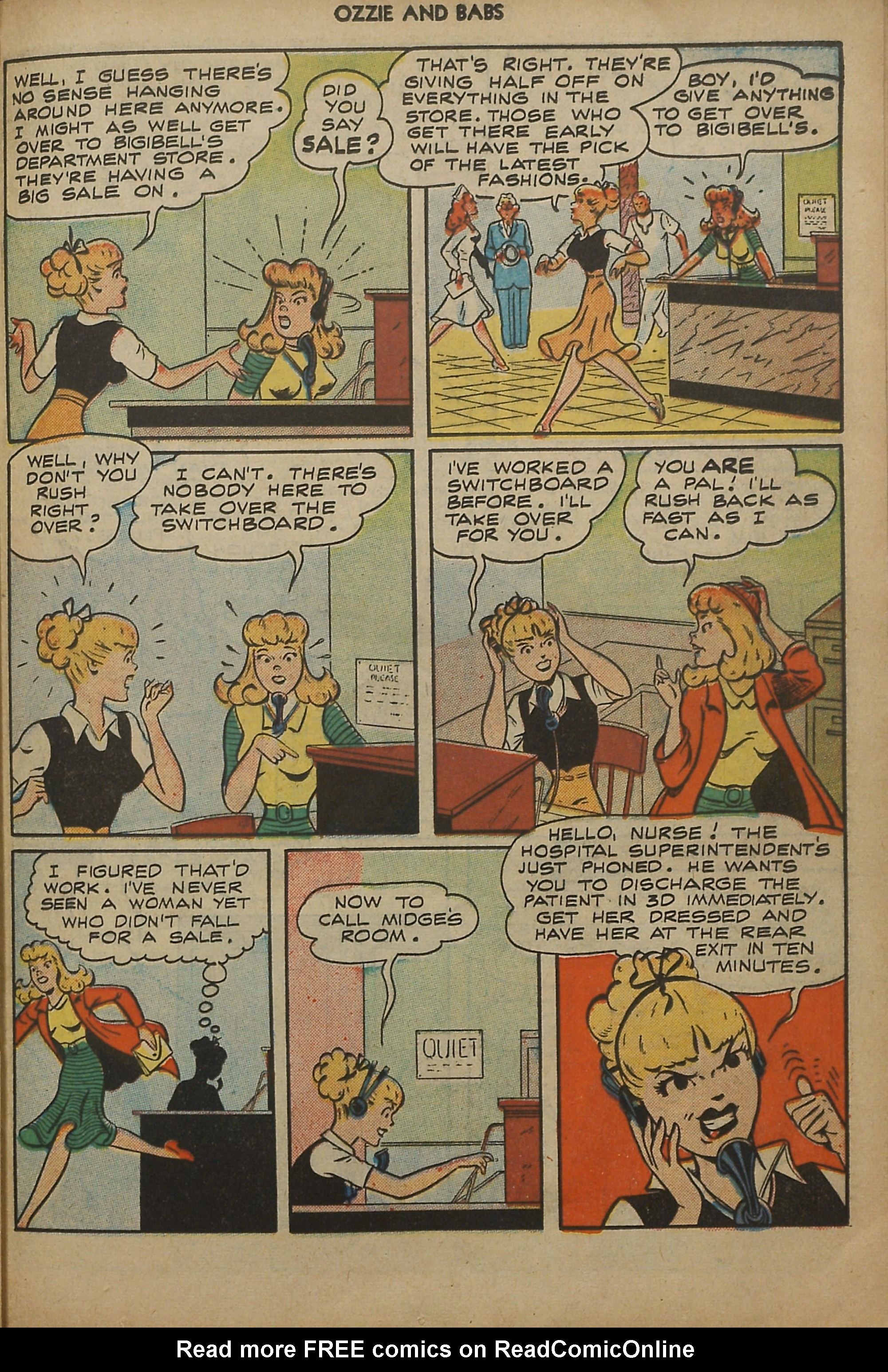 Read online Ozzie And Babs comic -  Issue #5 - 29