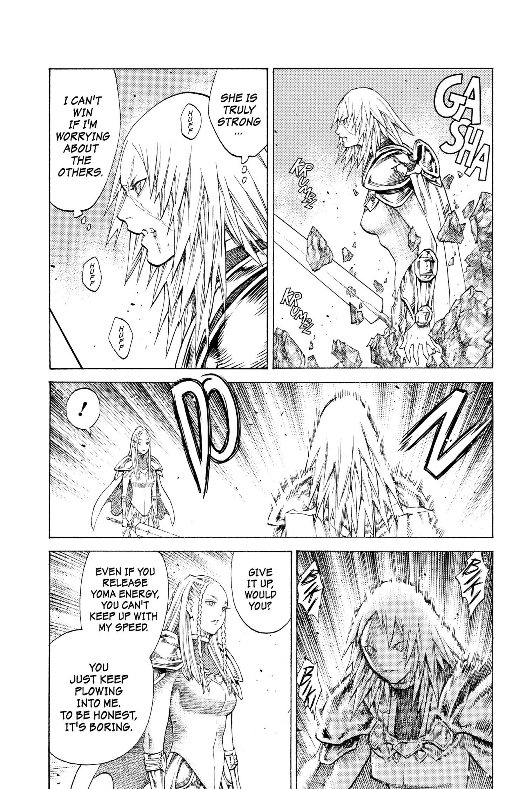 Read online Claymore comic -  Issue #21 - 141