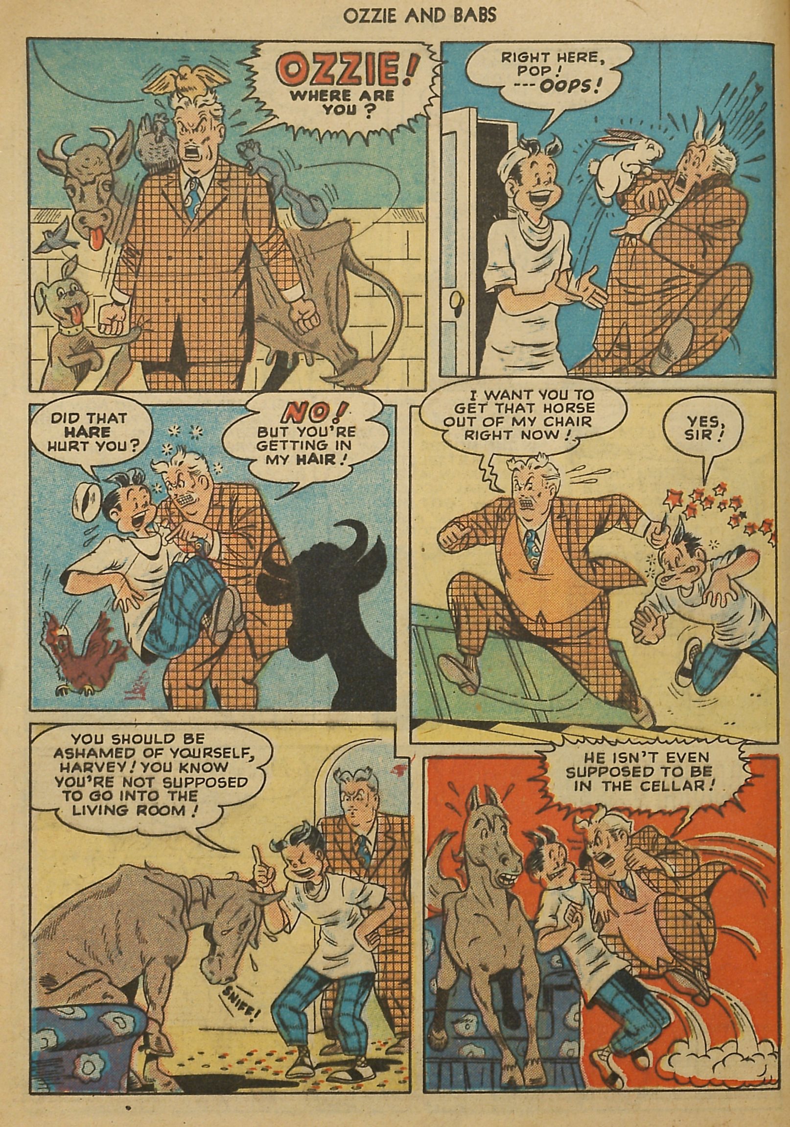 Read online Ozzie And Babs comic -  Issue #9 - 16