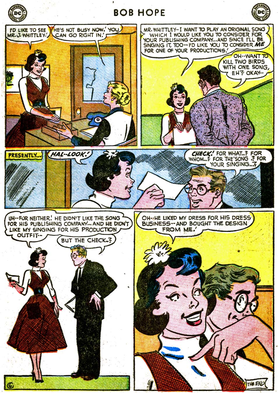 Read online The Adventures of Bob Hope comic -  Issue #20 - 39