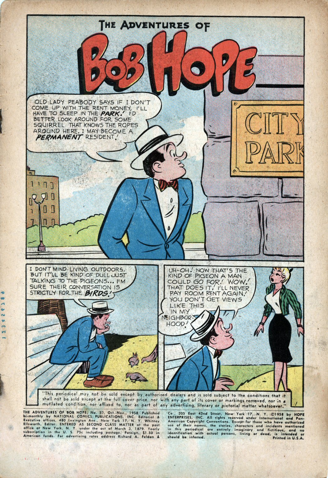 Read online The Adventures of Bob Hope comic -  Issue #53 - 3
