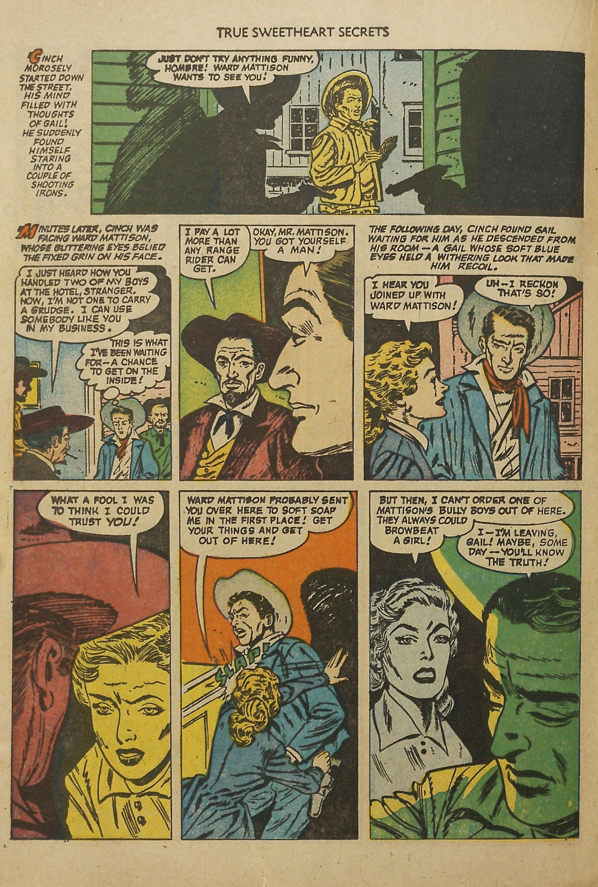 Read online True Sweetheart Secrets comic -  Issue #10 - 20