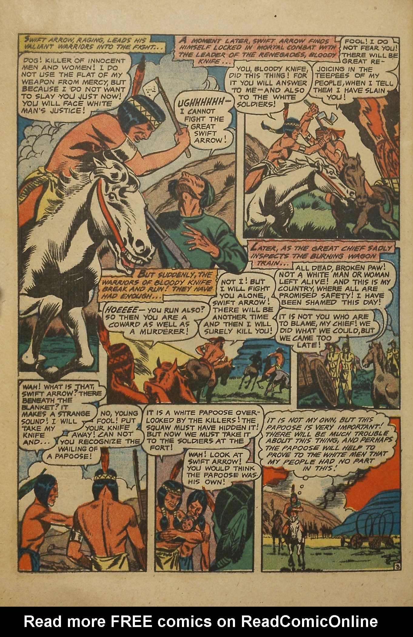 Read online Swift Arrow (1954) comic -  Issue #4 - 30