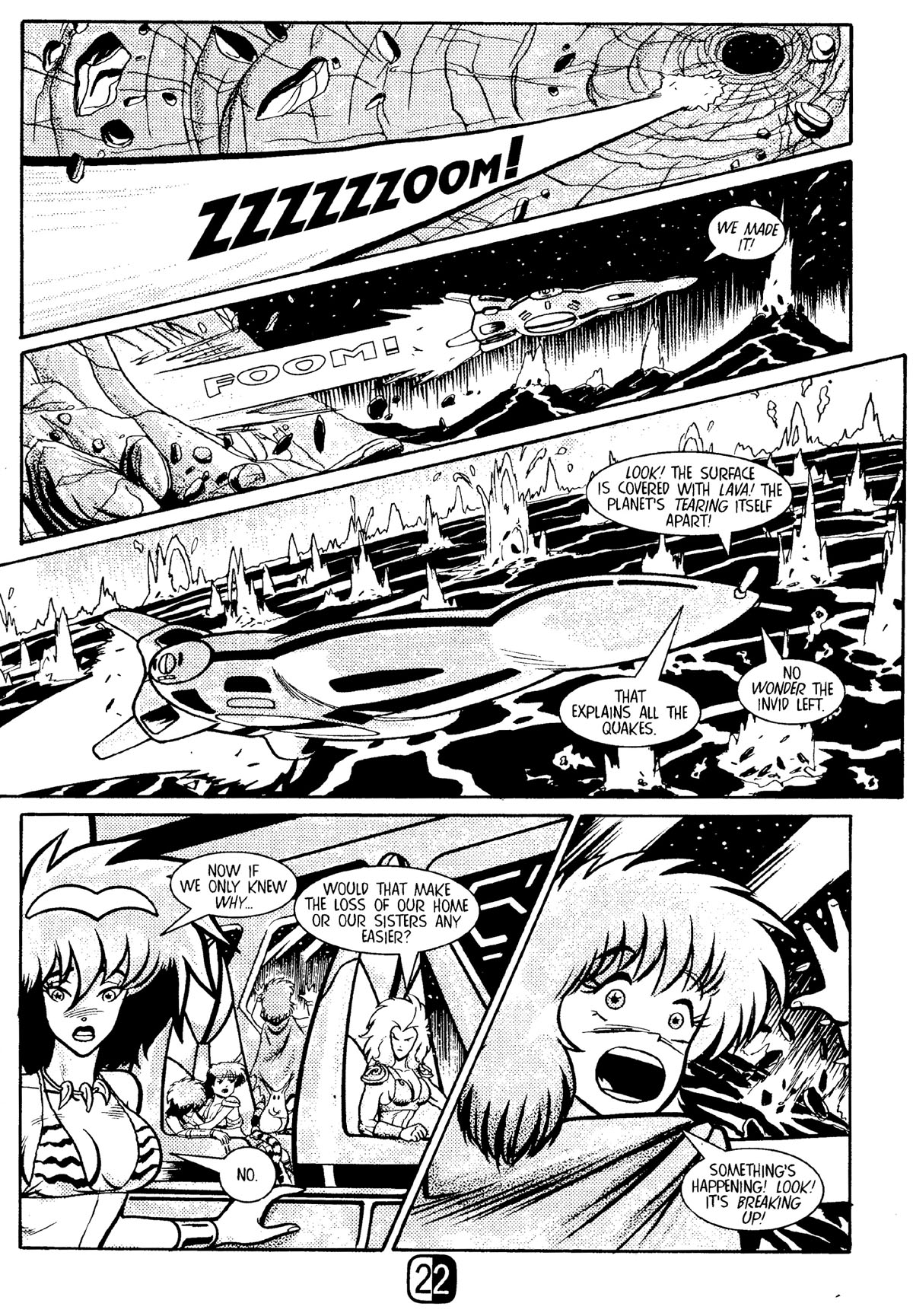 Read online Robotech: Amazon World- Escape from Praxis comic -  Issue # Full - 30