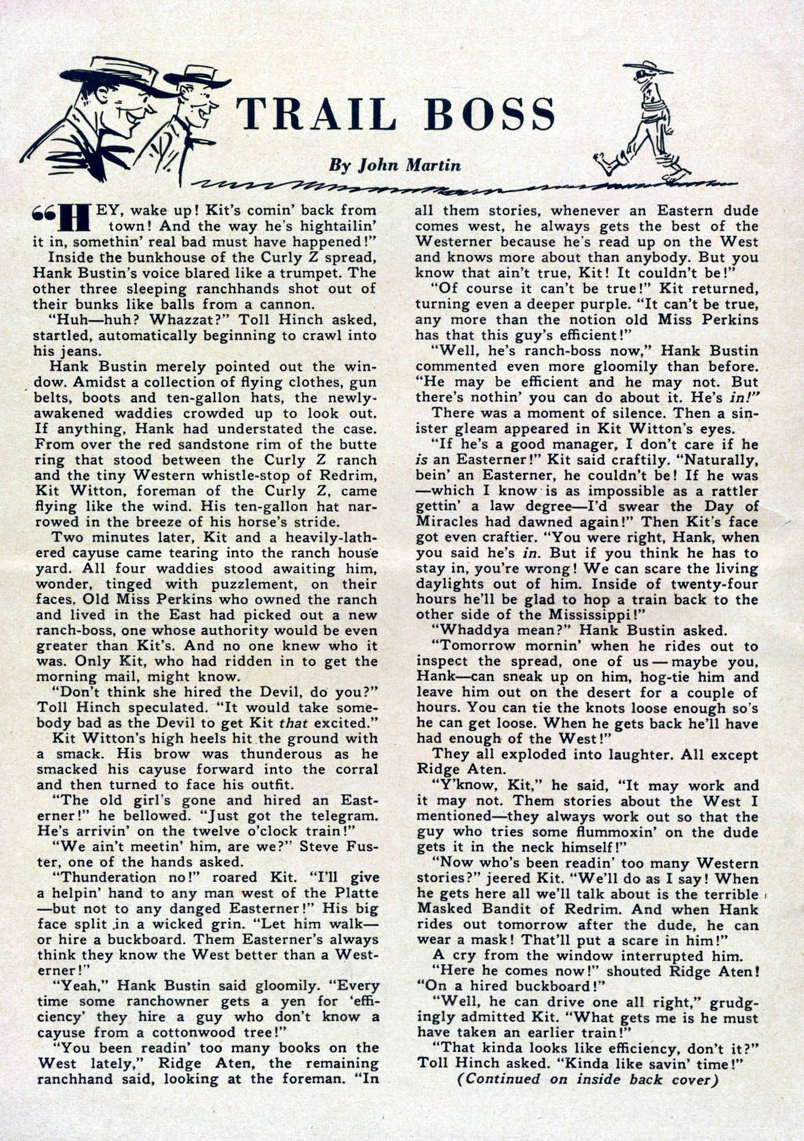 Read online Tex Ritter Western comic -  Issue #20 - 2