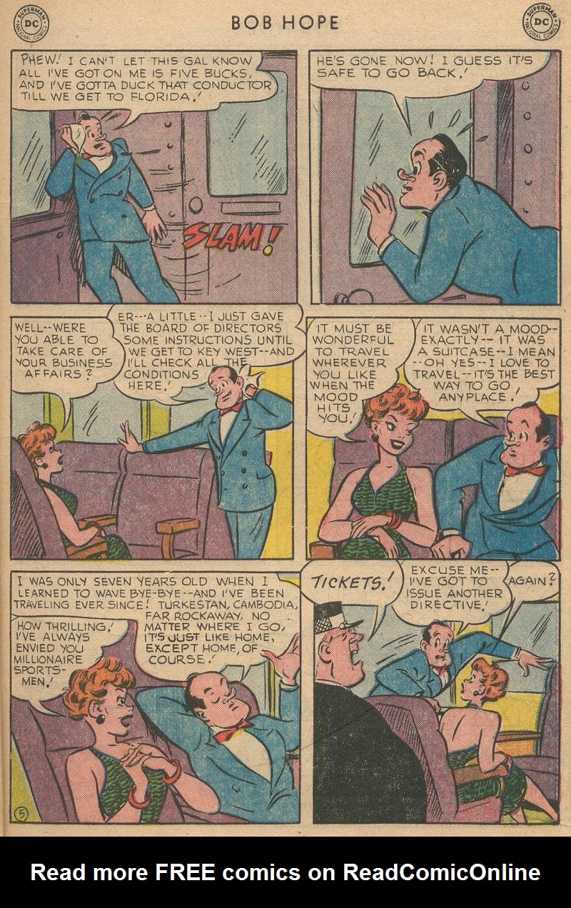 Read online The Adventures of Bob Hope comic -  Issue #18 - 7