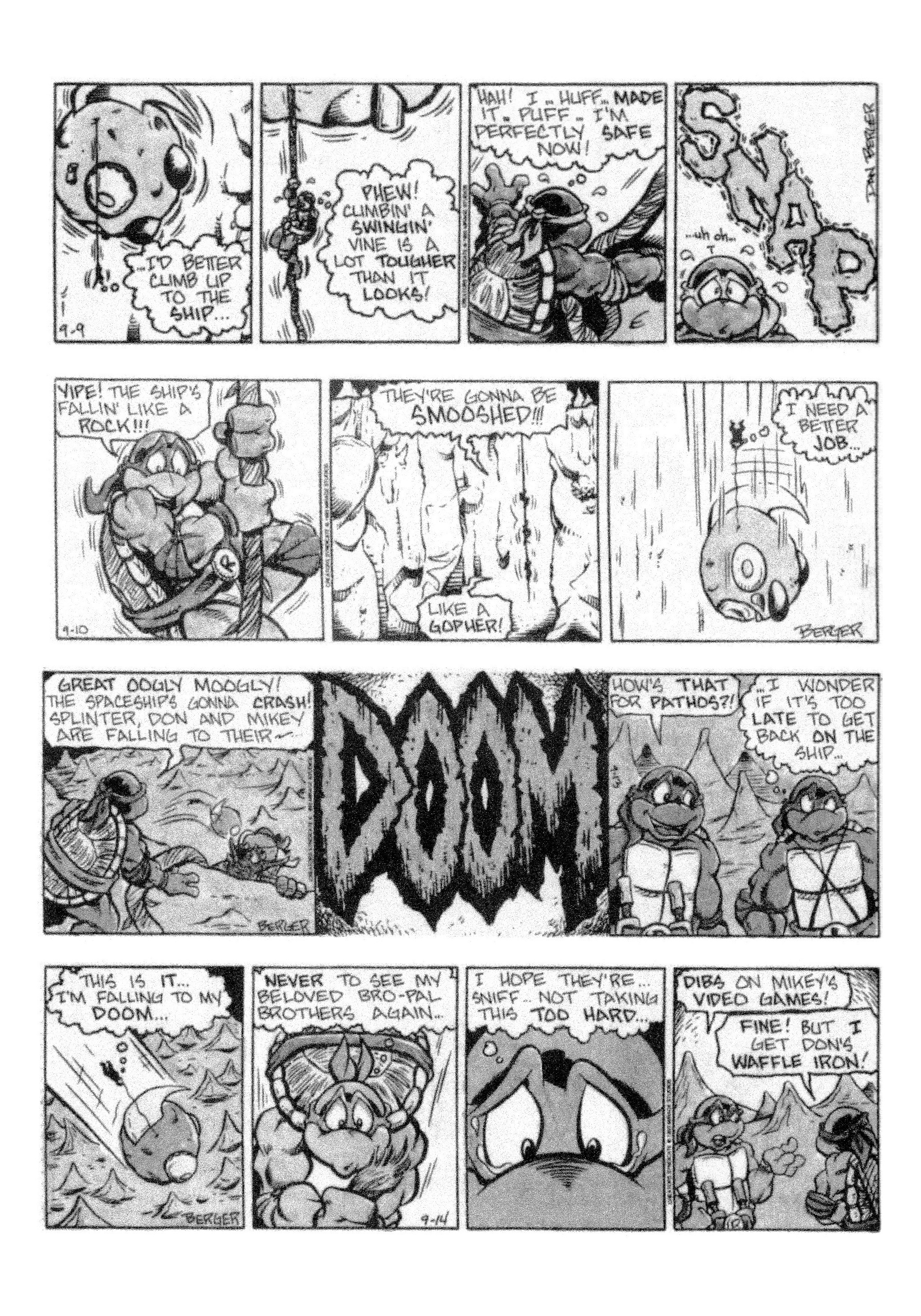 Read online Teenage Mutant Ninja Turtles: Complete Newspaper Daily Comic Strip Collection comic -  Issue # TPB 2 (Part 2) - 97