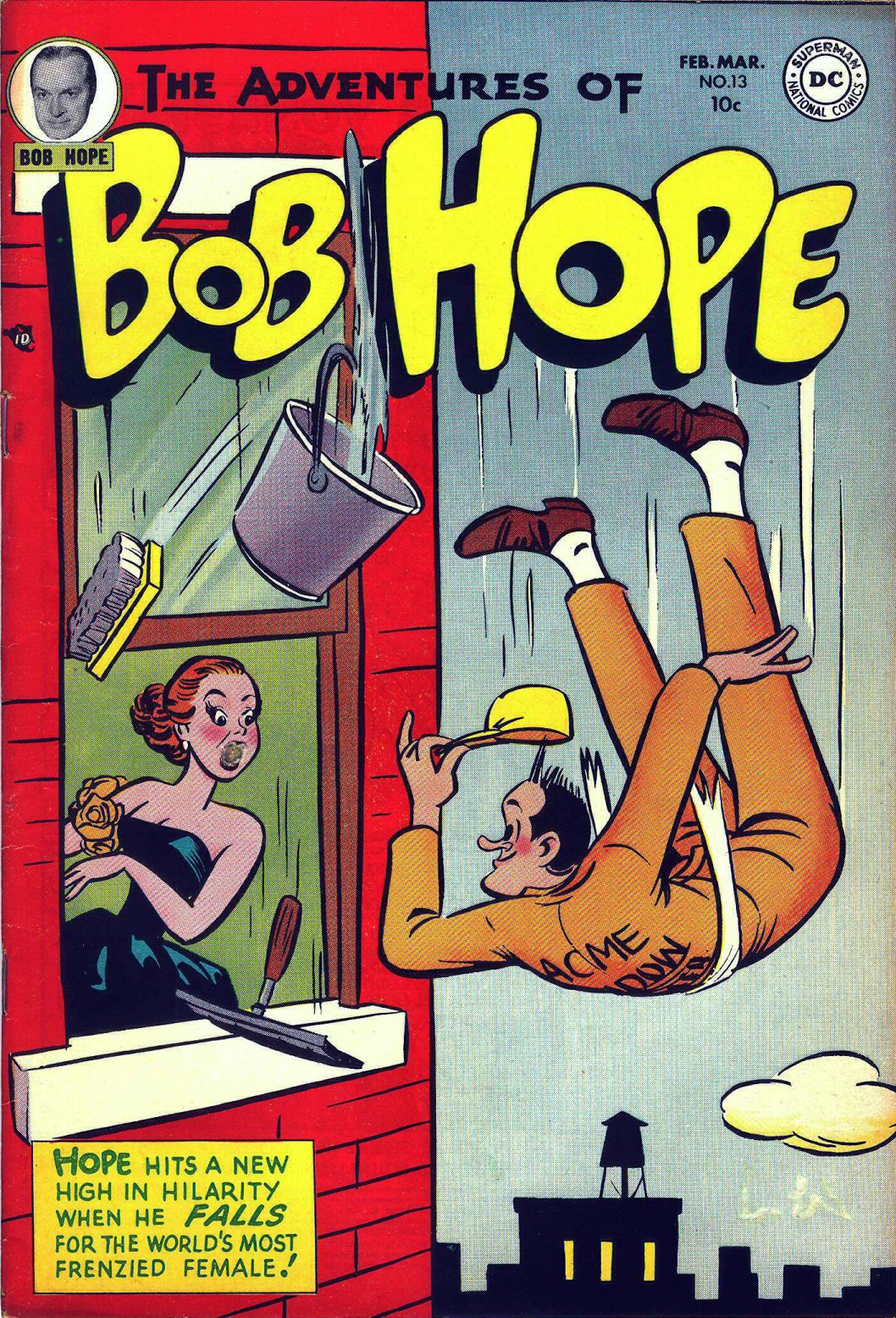 Read online The Adventures of Bob Hope comic -  Issue #13 - 1