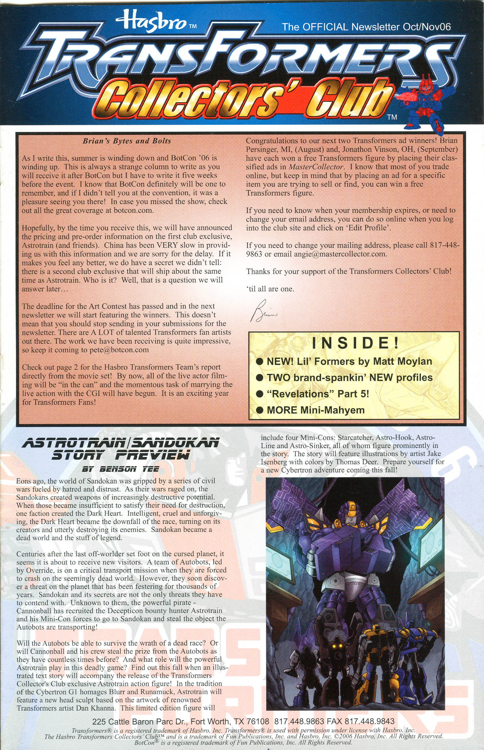 Read online Transformers: Collectors' Club comic -  Issue #11 - 1
