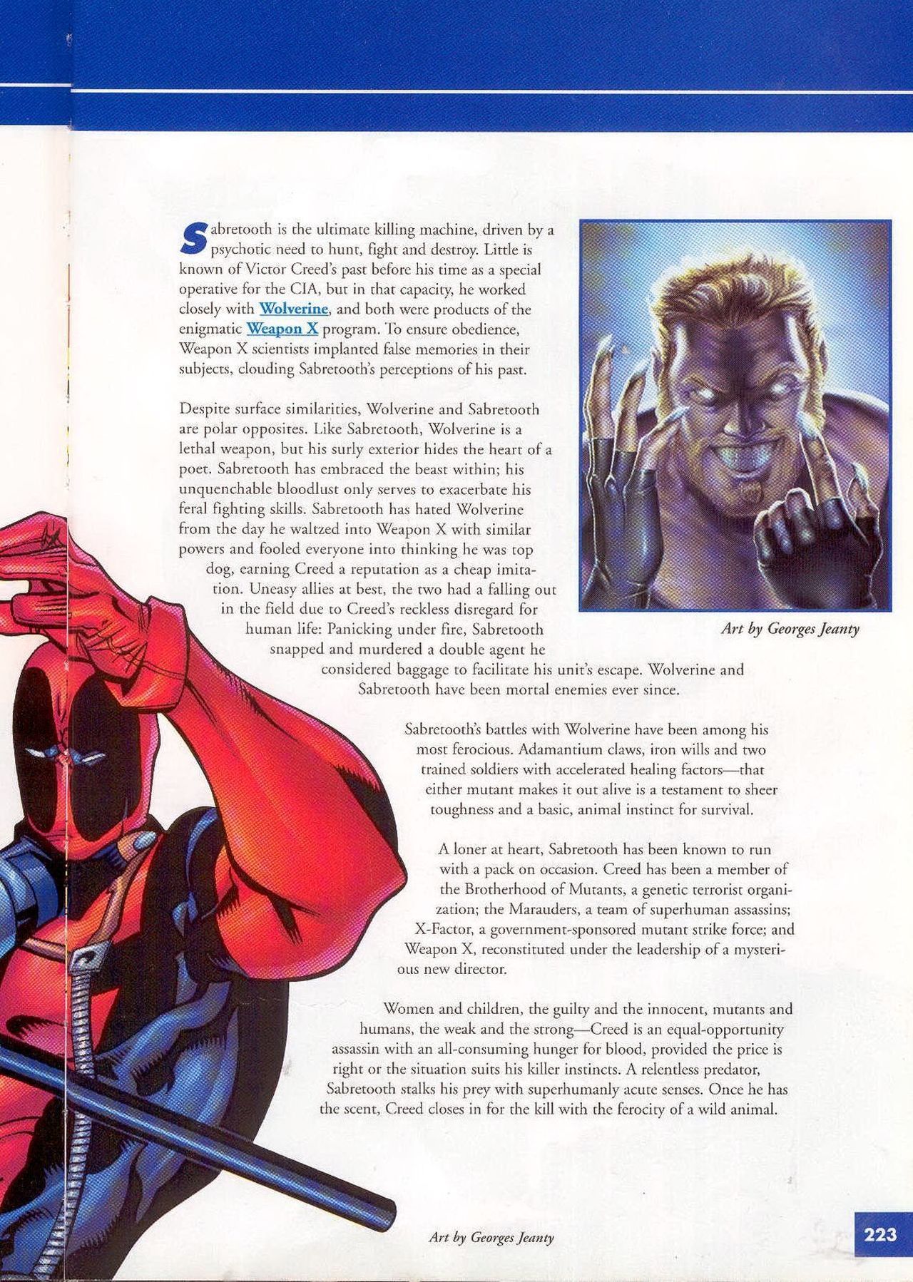 Read online Marvel Encyclopedia comic -  Issue # TPB 1 - 221