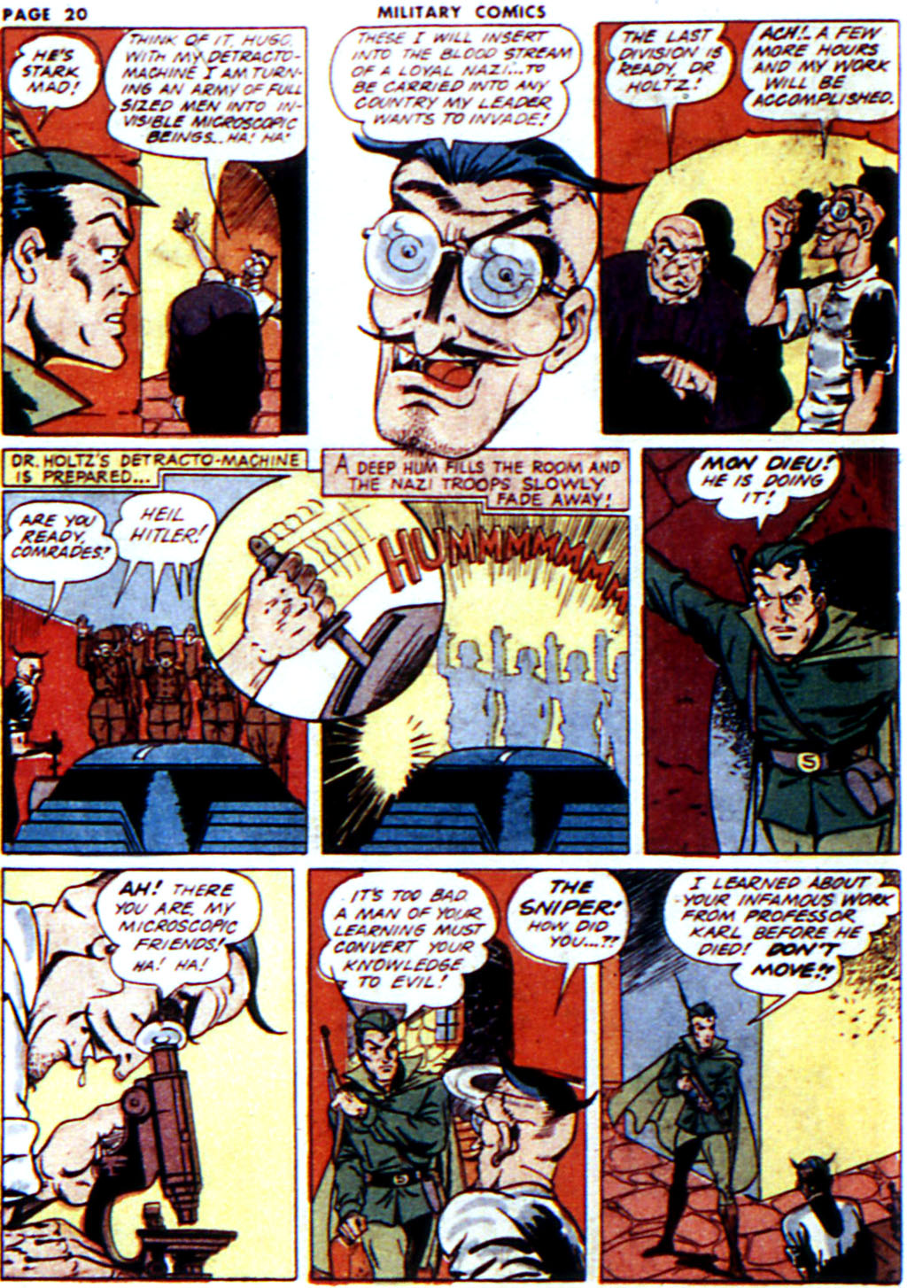 Read online Military Comics comic -  Issue #14 - 22