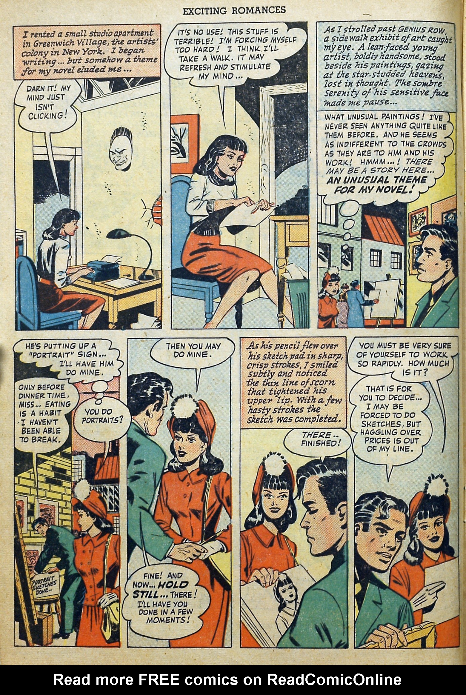 Read online Exciting Romances comic -  Issue #1 - 4