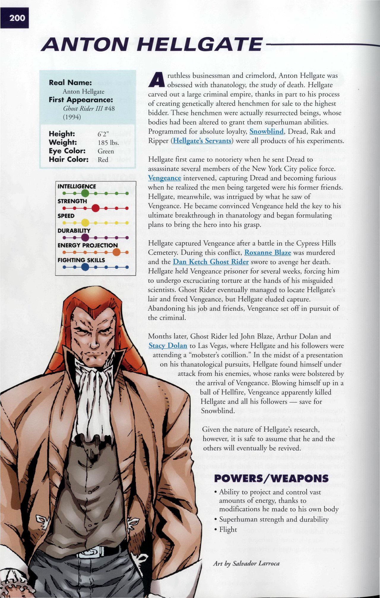 Read online Marvel Encyclopedia comic -  Issue # TPB 5 - 203
