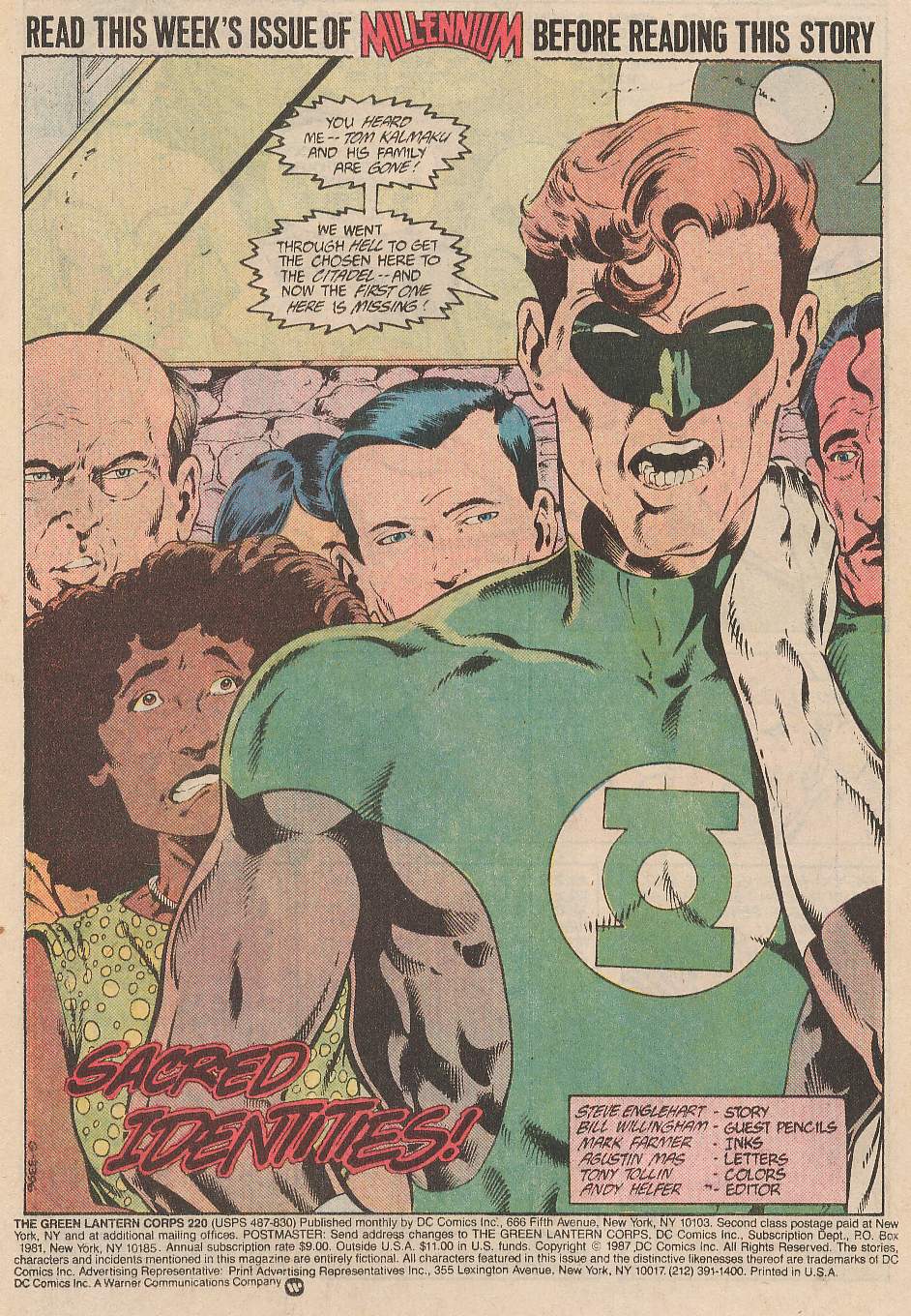 Read online The Green Lantern Corps comic -  Issue #220 - 2