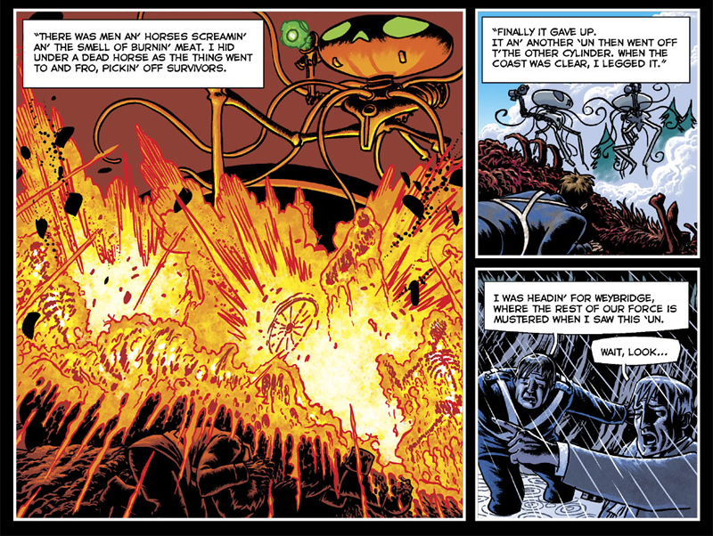 Read online H. G. Wells' The War of the Worlds comic -  Issue # TPB - 39