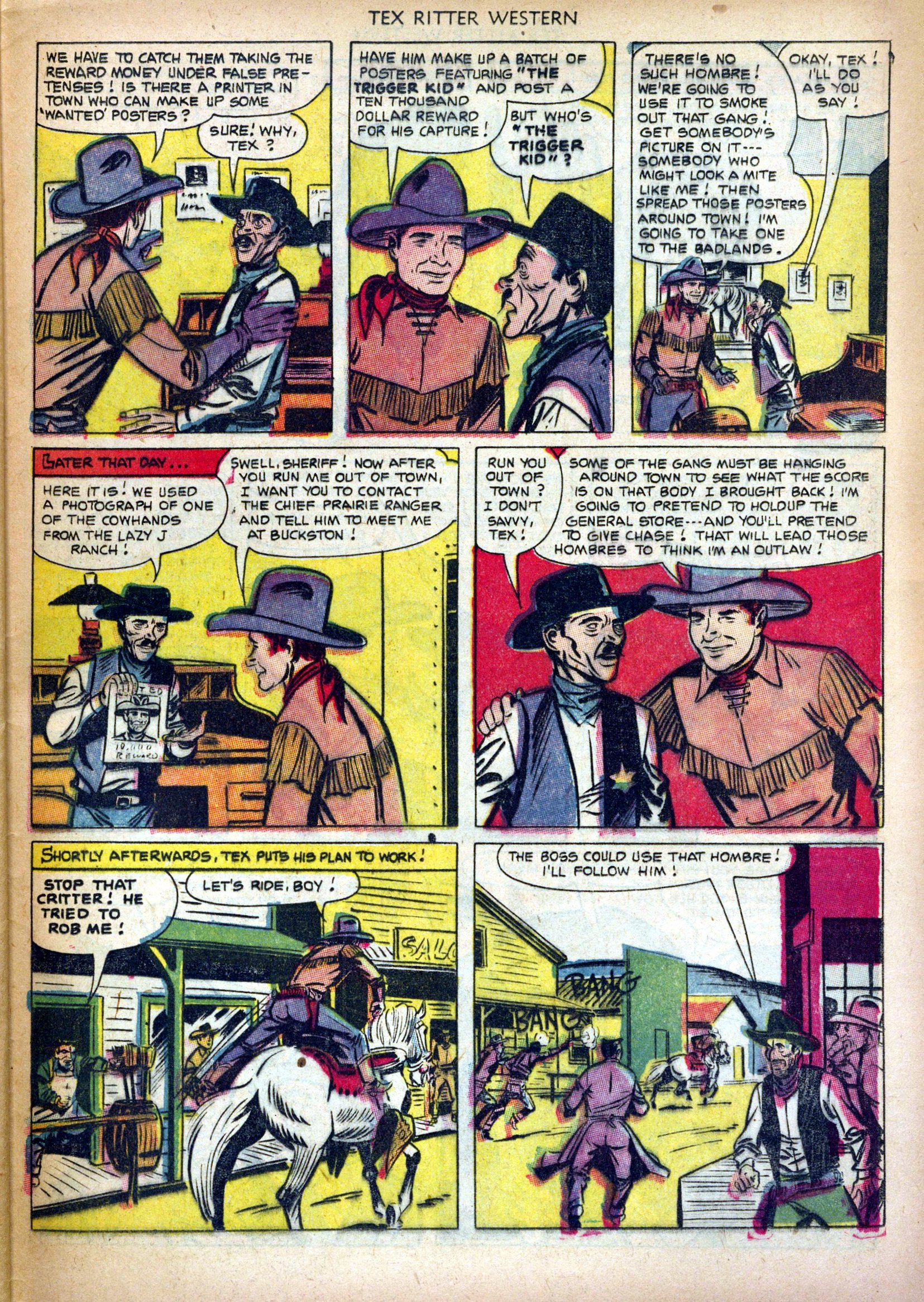Read online Tex Ritter Western comic -  Issue #14 - 31