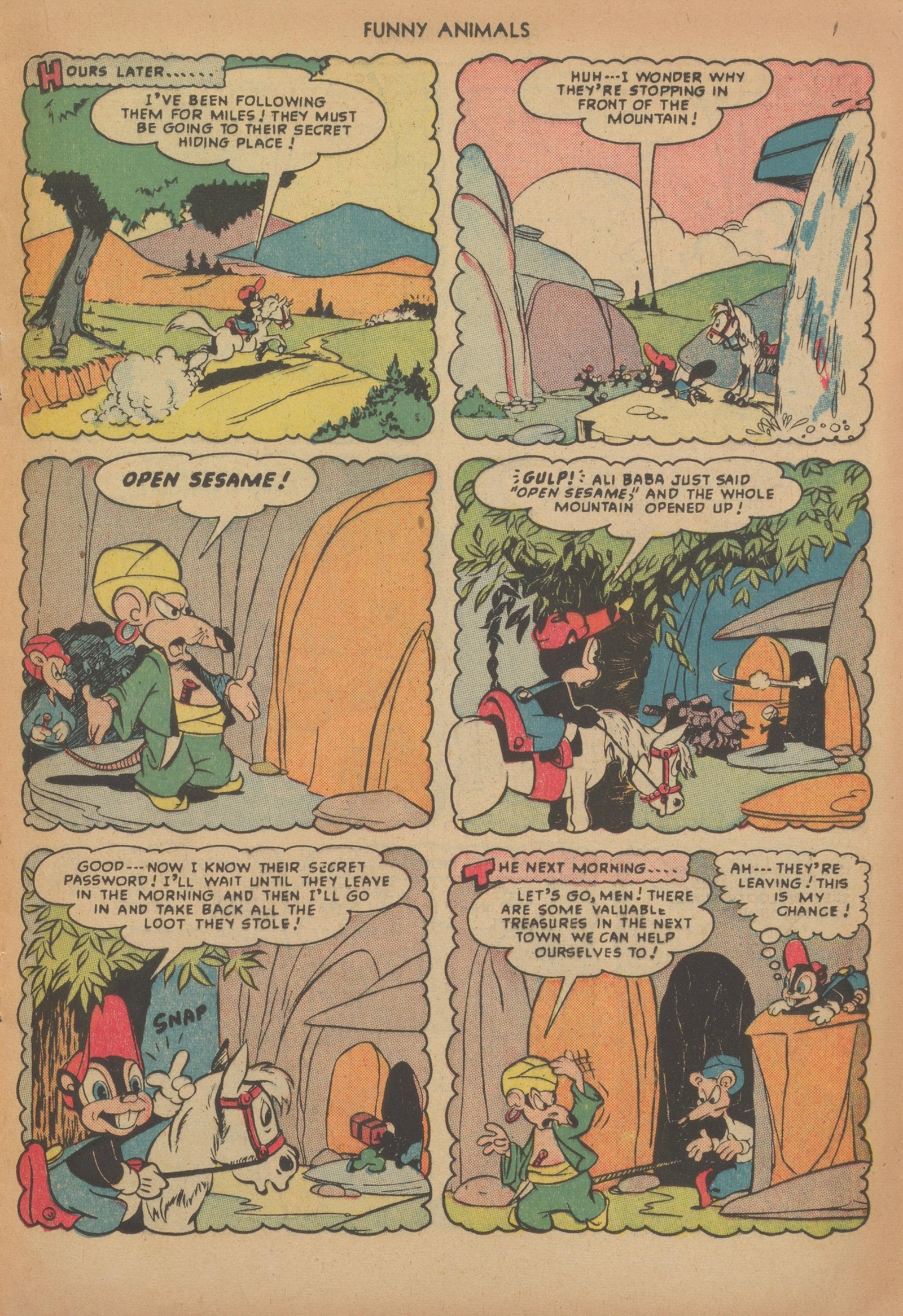 Read online Fawcett's Funny Animals comic -  Issue #64 - 17