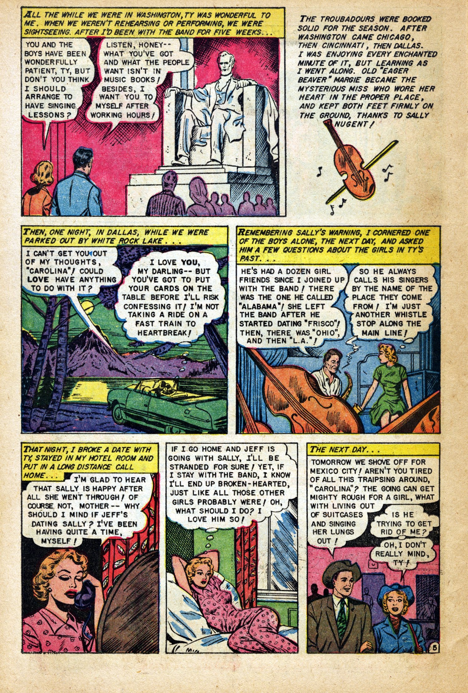 Read online Glamorous Romances comic -  Issue #63 - 22