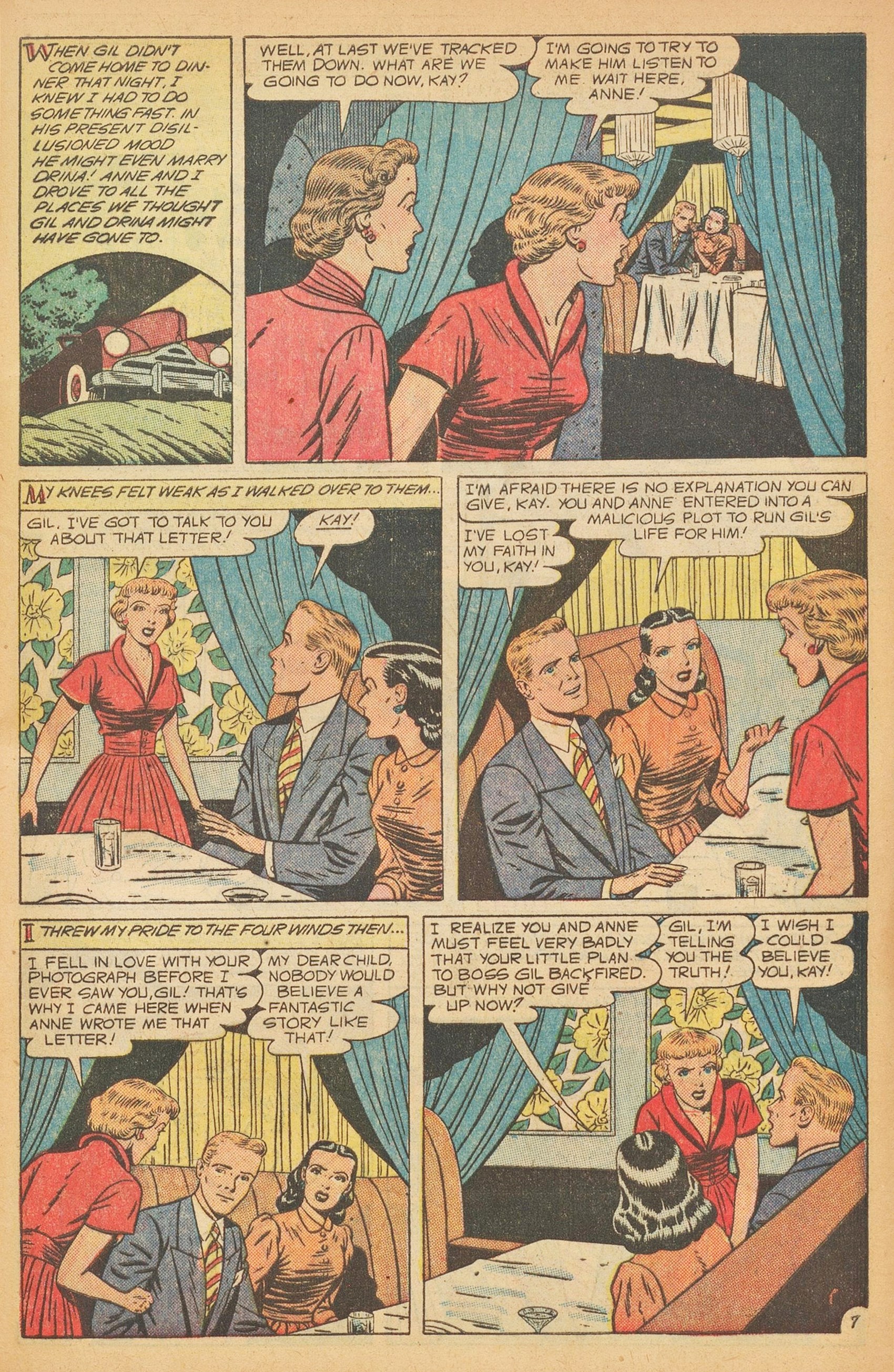 Read online Glamorous Romances comic -  Issue #45 - 49
