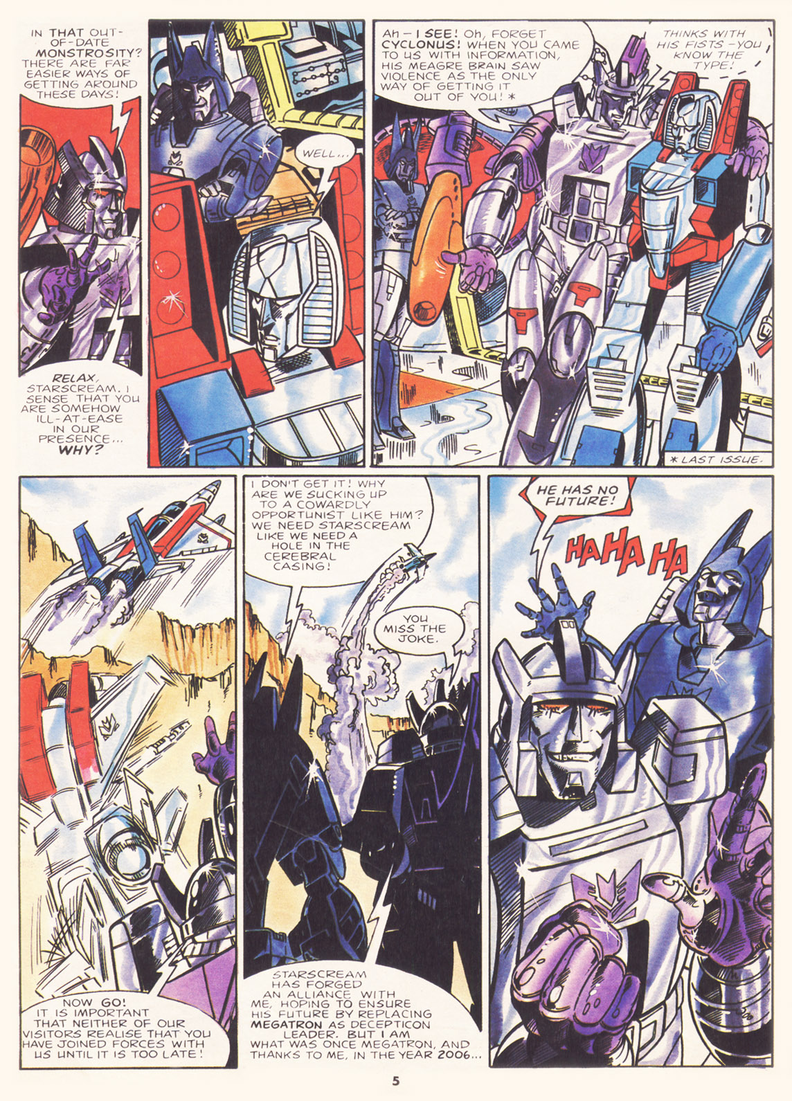 Read online The Transformers (UK) comic -  Issue #85 - 5