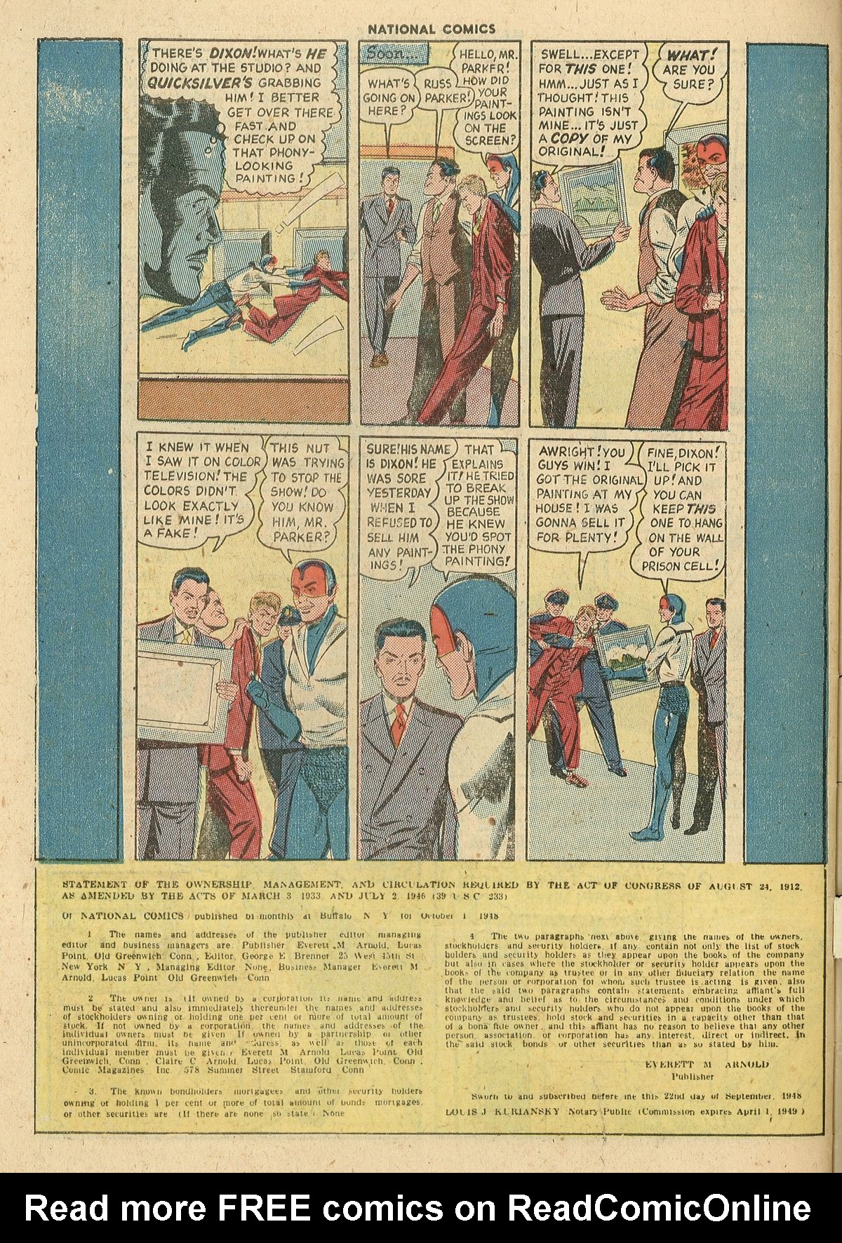 Read online National Comics comic -  Issue #71 - 34