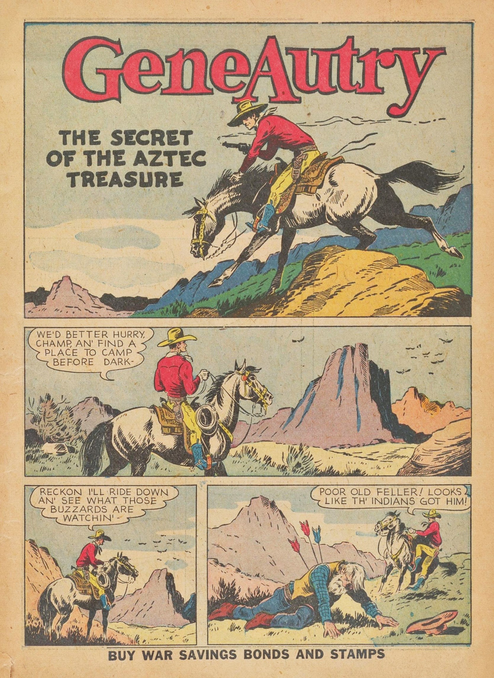 Read online Gene Autry Comics comic -  Issue #3 - 3