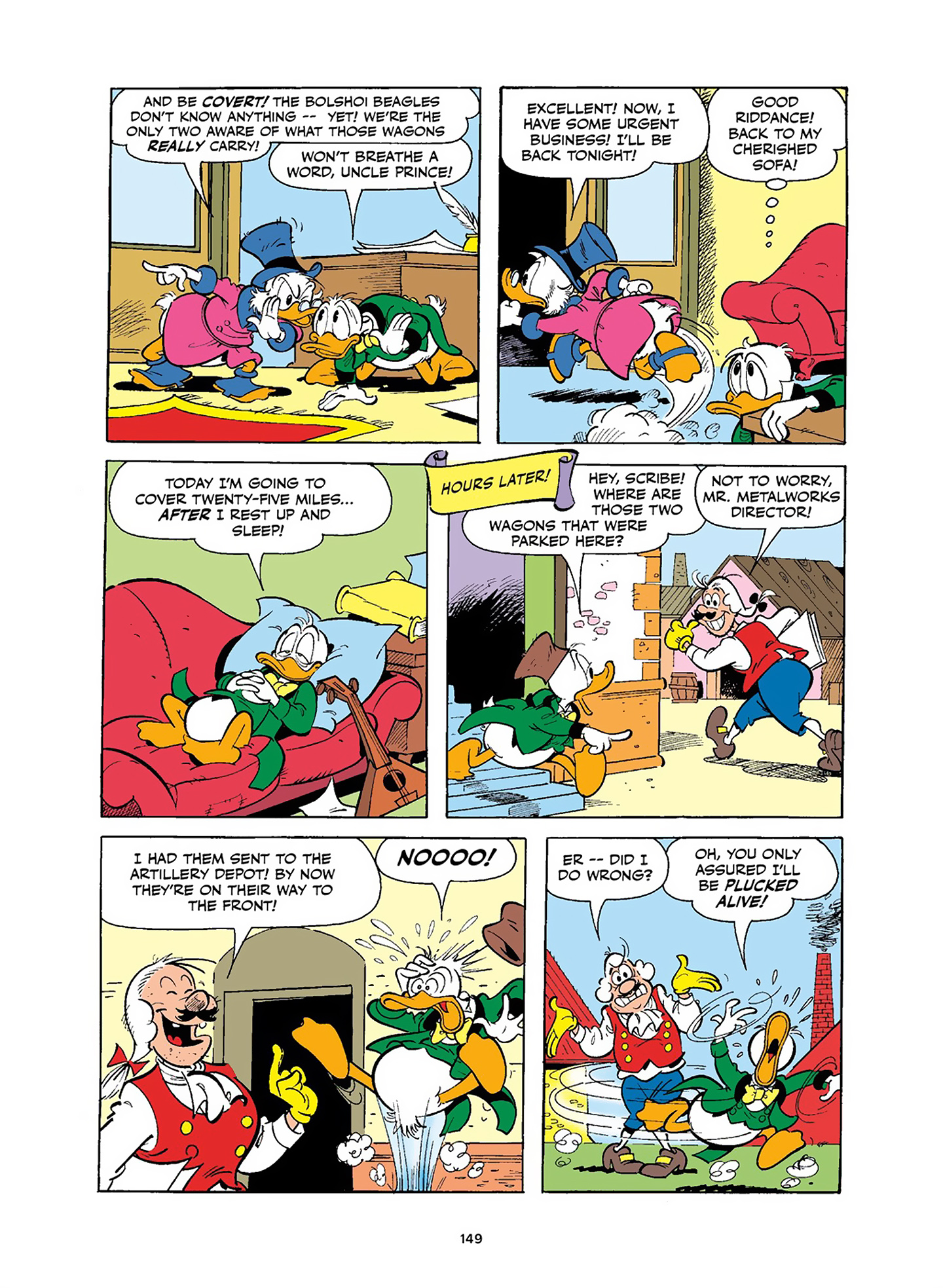 Read online Uncle Scrooge and Donald Duck in Les Misérables and War and Peace comic -  Issue # TPB (Part 2) - 49