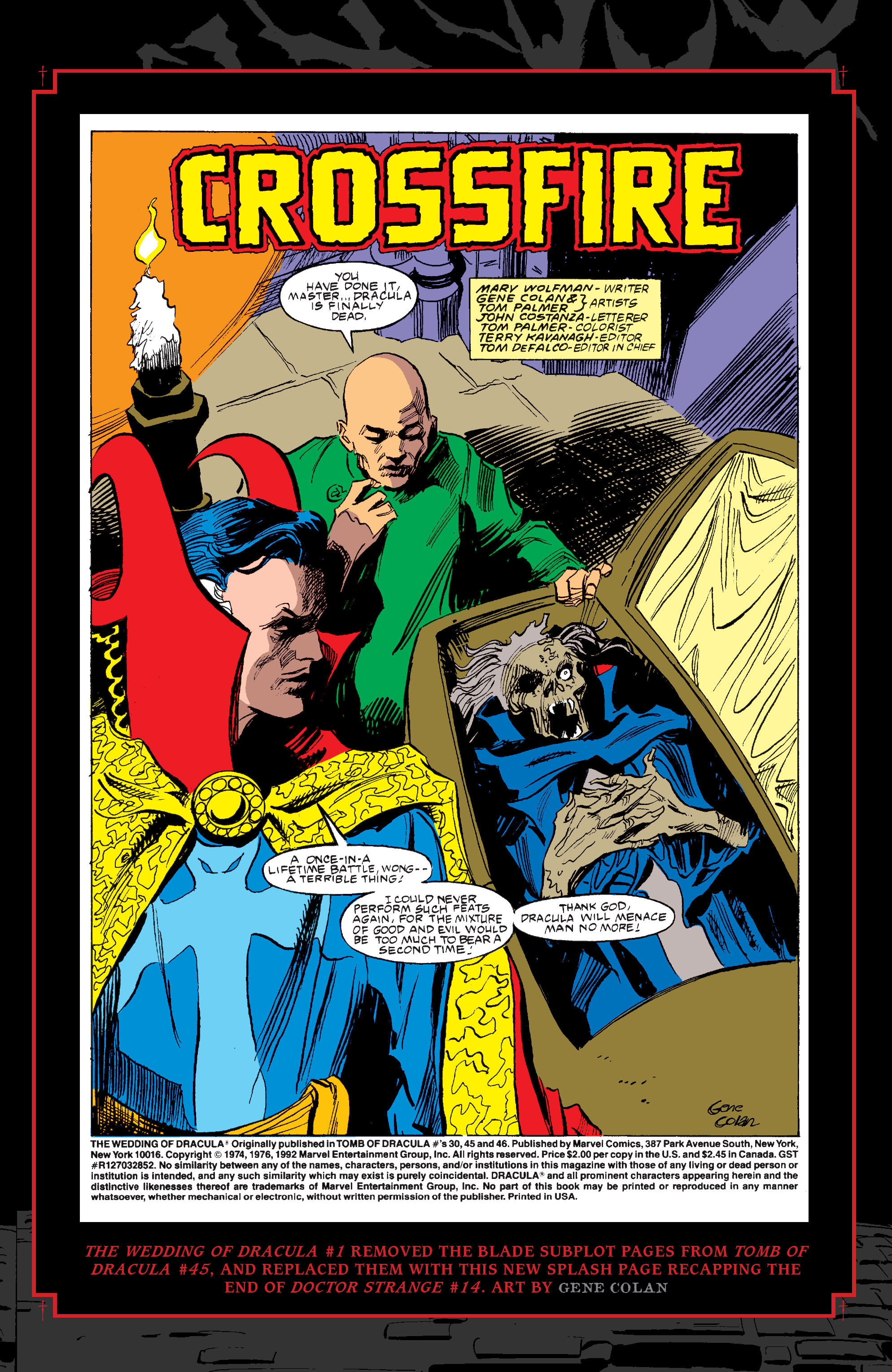 Read online Tomb of Dracula (1972) comic -  Issue # _The Complete Collection 4 (Part 5) - 84