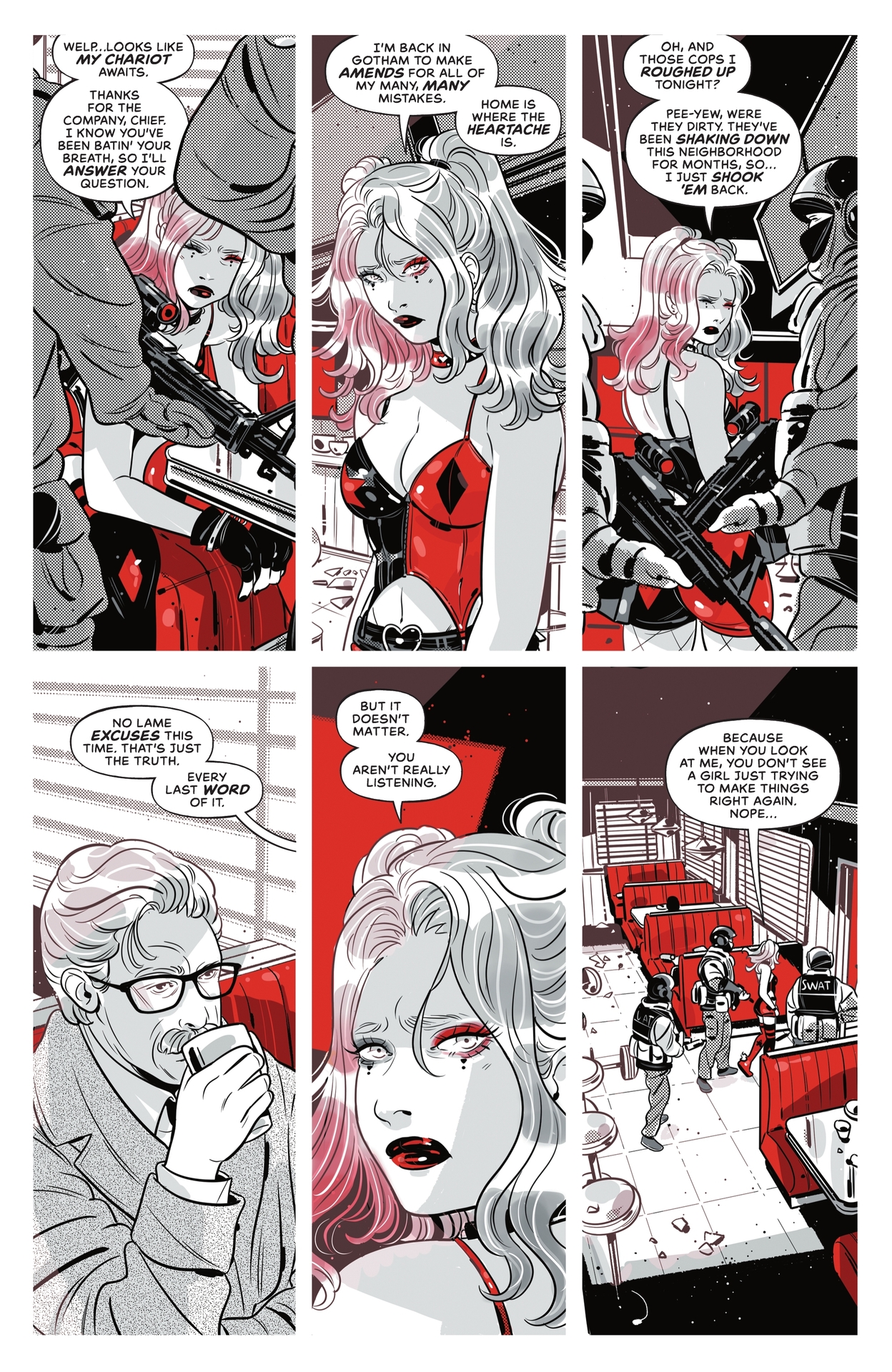 Read online Harley Quinn: Black   White   Redder comic -  Issue #2 - 35