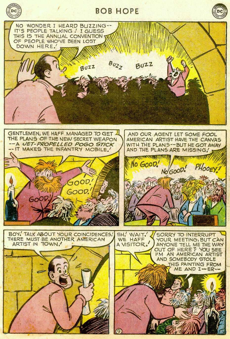 Read online The Adventures of Bob Hope comic -  Issue #19 - 23