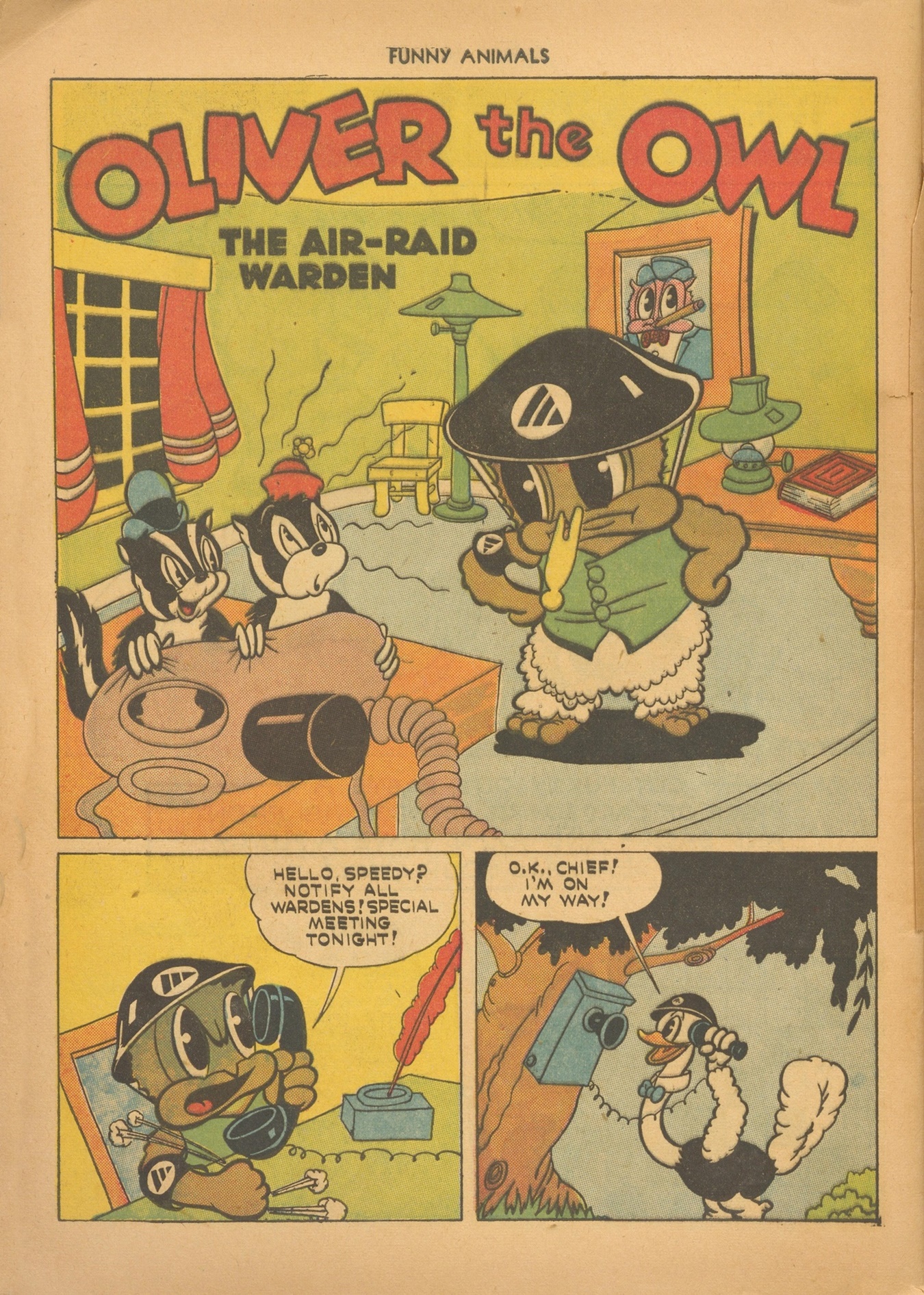 Read online Fawcett's Funny Animals comic -  Issue #12 - 54