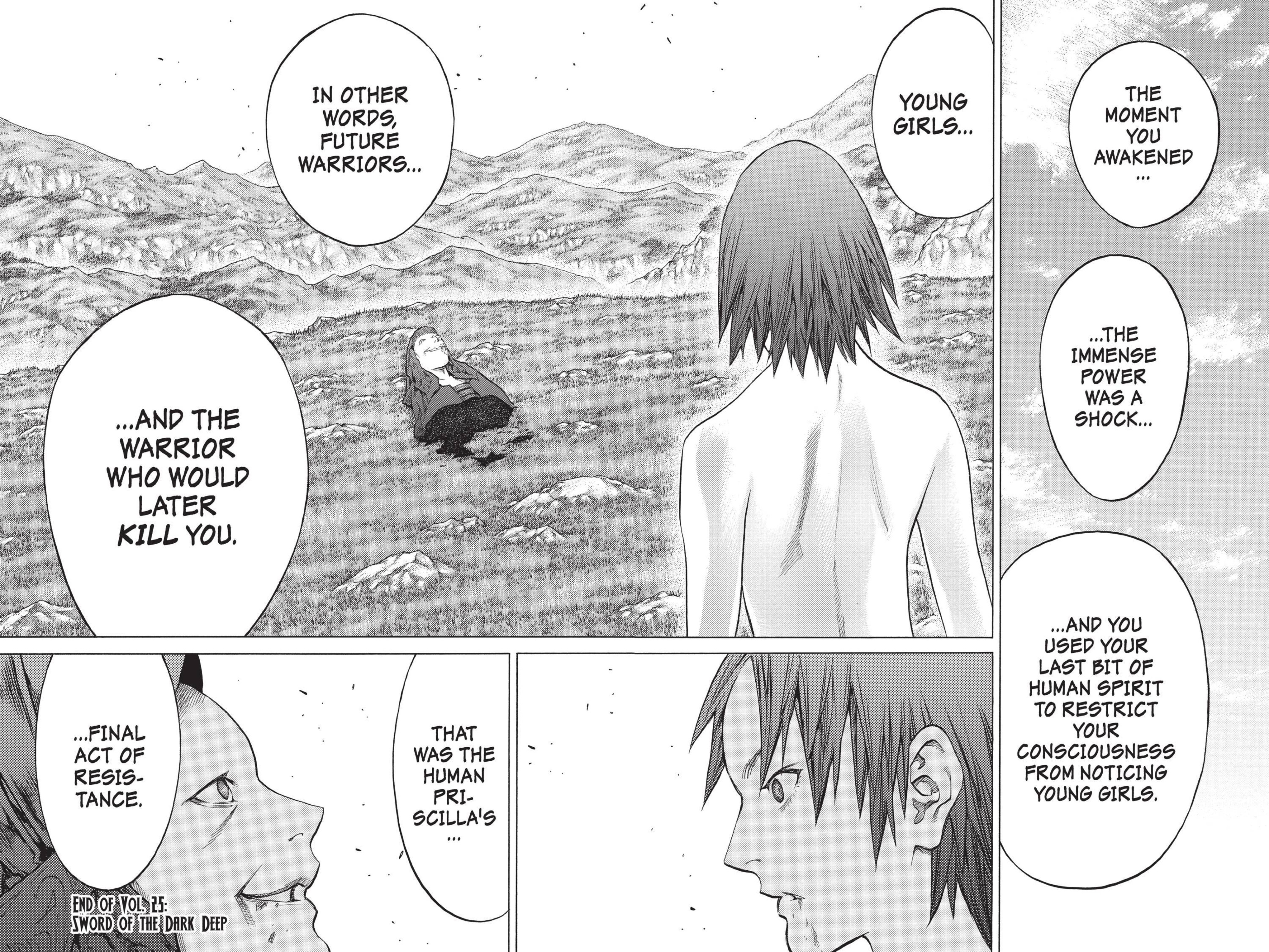 Read online Claymore comic -  Issue #25 - 170