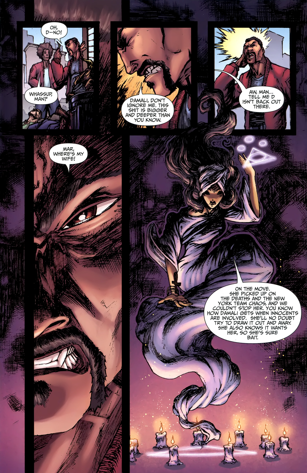 Read online L.A. Banks' Vampire Huntress: Dawn and Darkness comic -  Issue #3 - 8