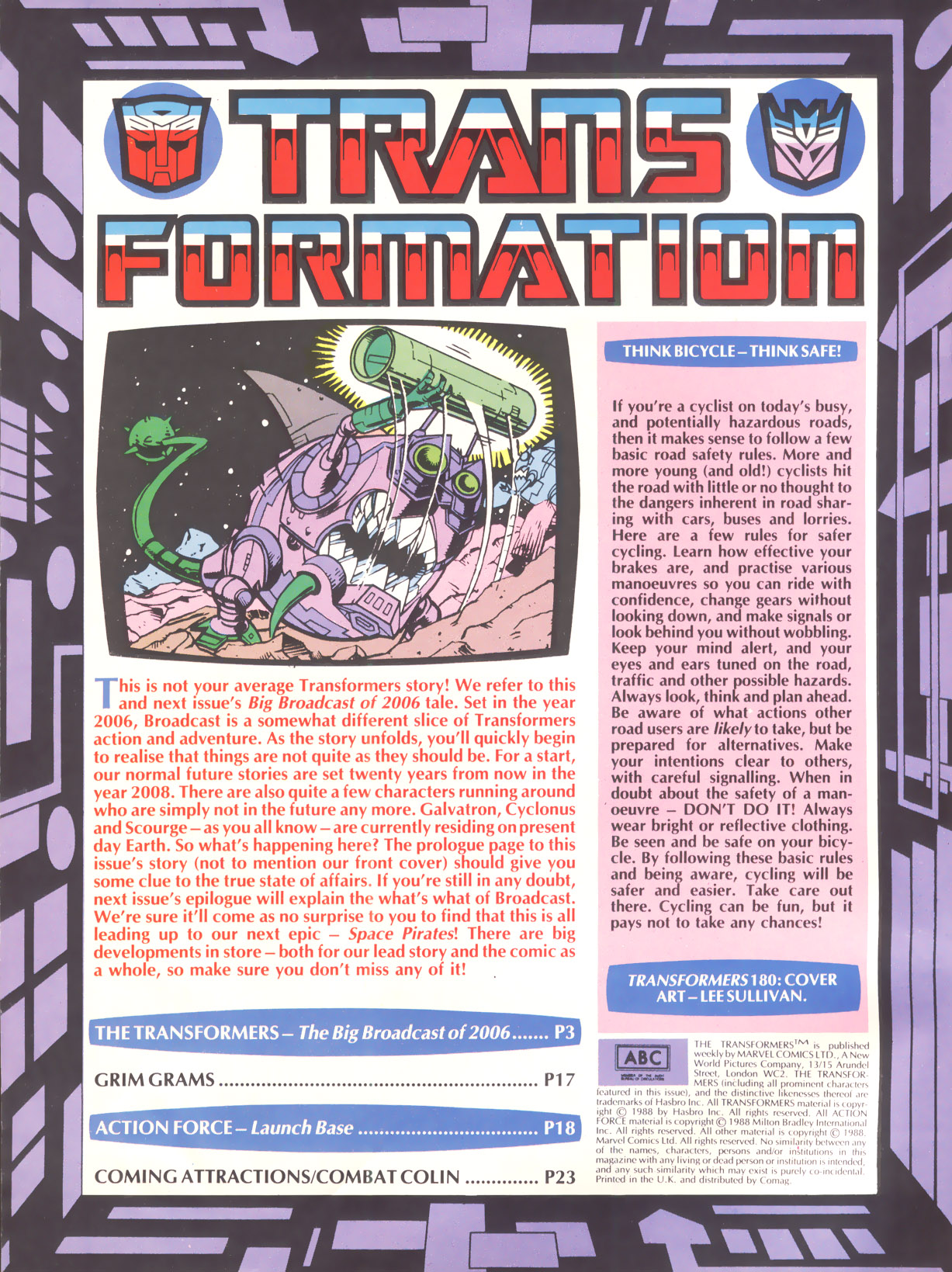 Read online The Transformers (UK) comic -  Issue #180 - 2