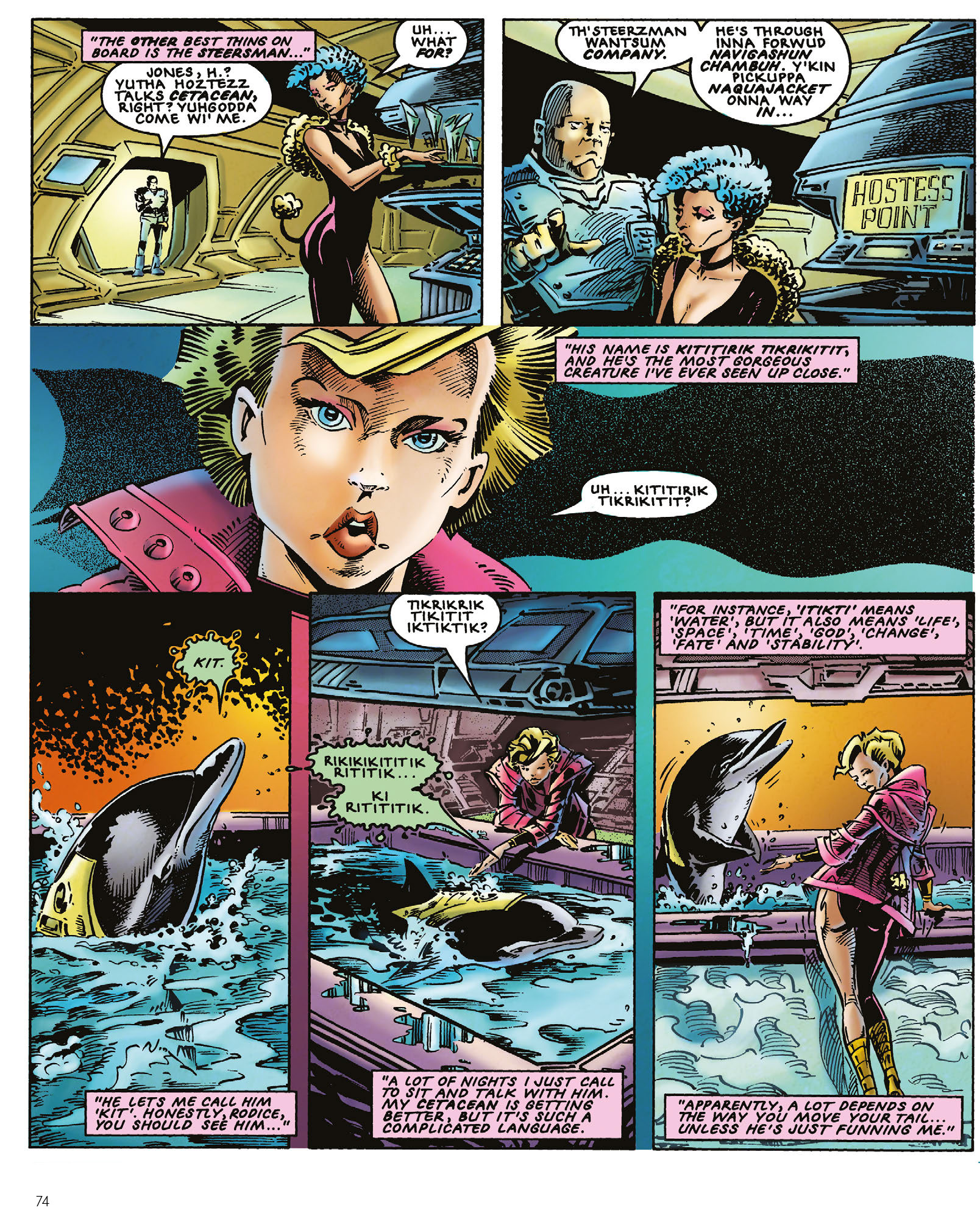 Read online The Ballad of Halo Jones: Full Colour Omnibus Edition comic -  Issue # TPB (Part 1) - 76