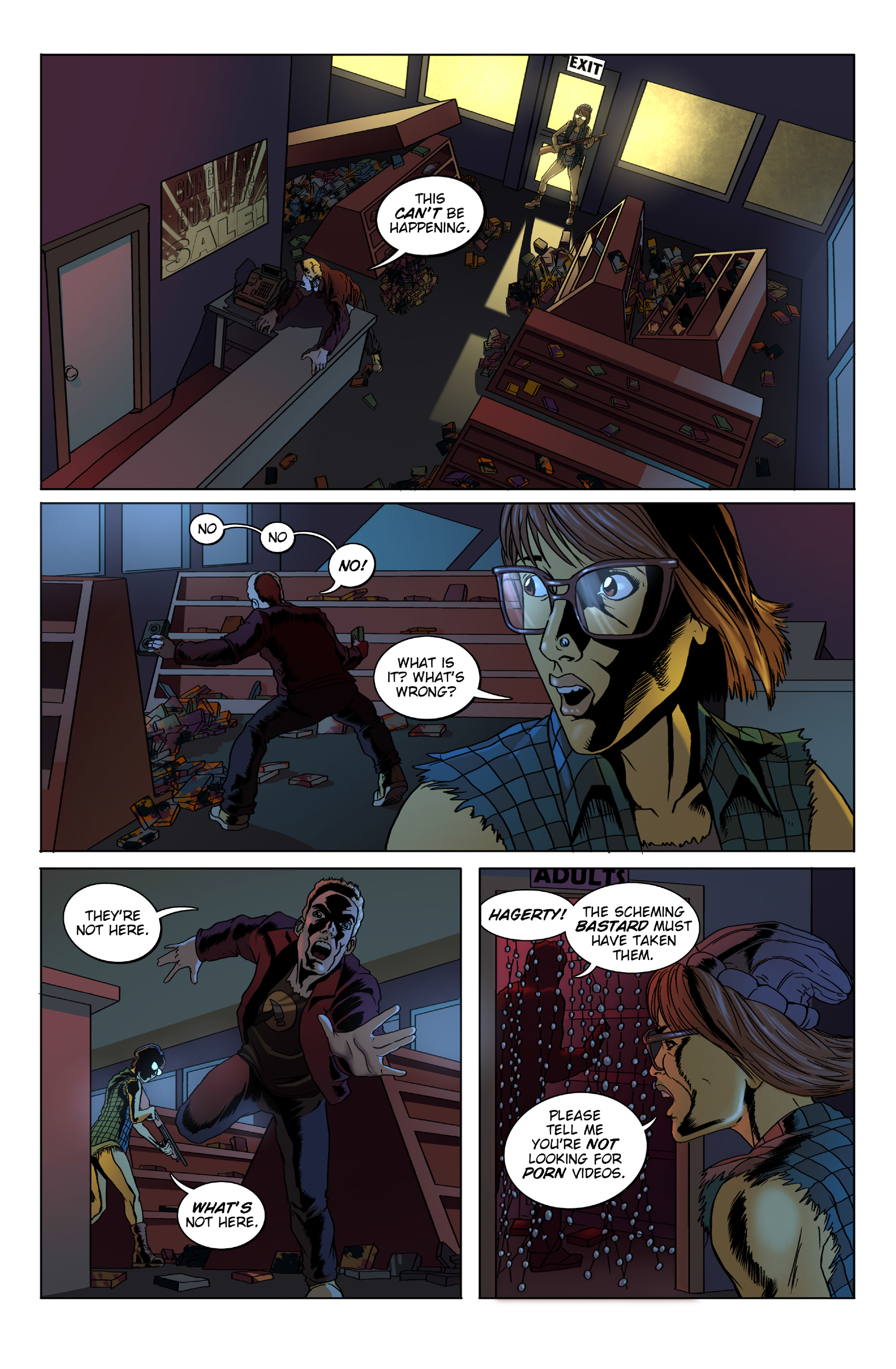 Read online Lesbian Zombies from Outer Space comic -  Issue #2 - 18