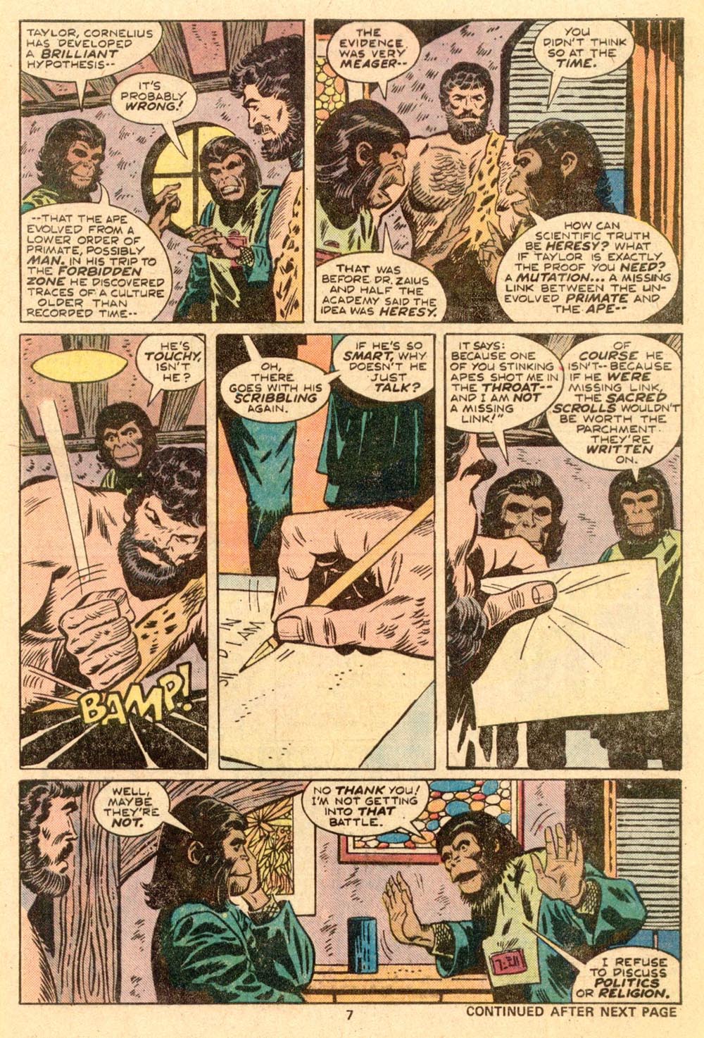 Read online Adventures on the Planet of the Apes comic -  Issue #3 - 6